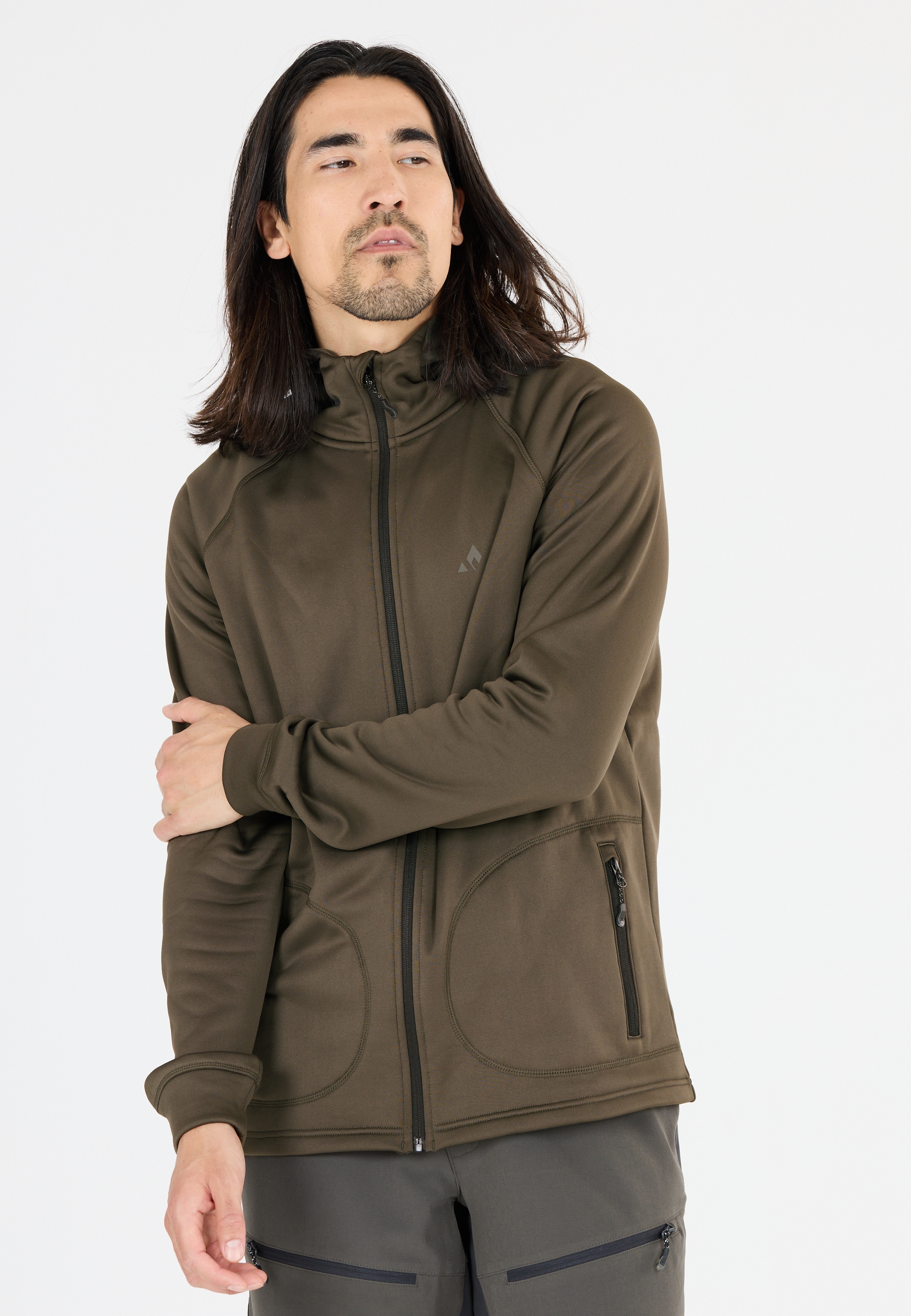 WHISTLER Fleecejacke "Tracker", mit Powerstretch und praktischer Kapuze