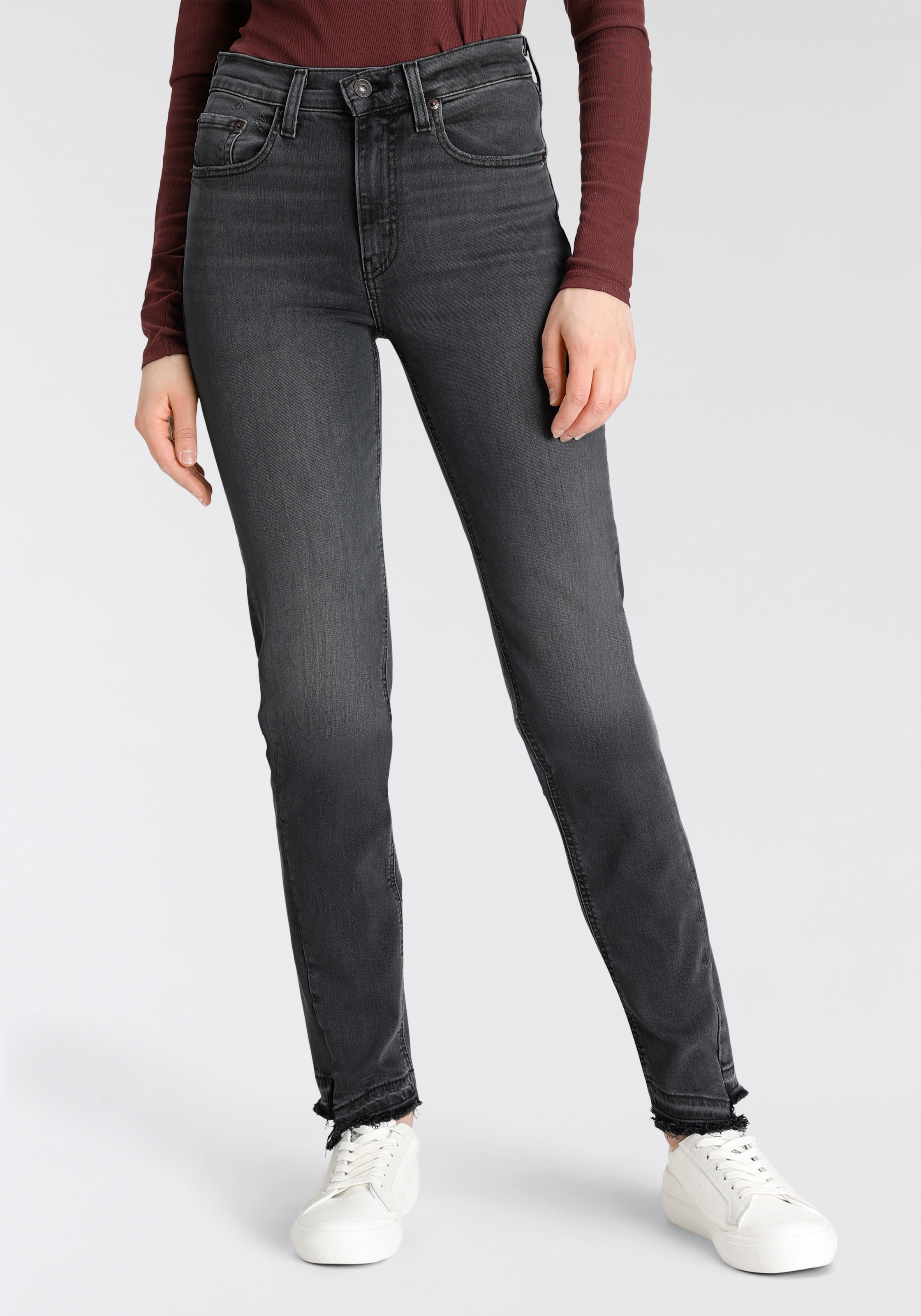 Jeans mit Fransensaum für Damen kaufen BAUR | online
