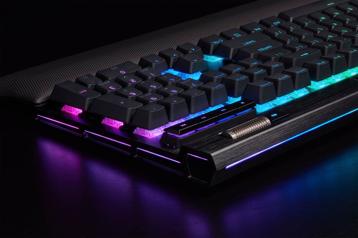 Corsair Gaming-Tastatur »Corsair K100 RGB«, (Handgelenkauflage-Multimedia-Tasten-programmierbare G-Tasten)