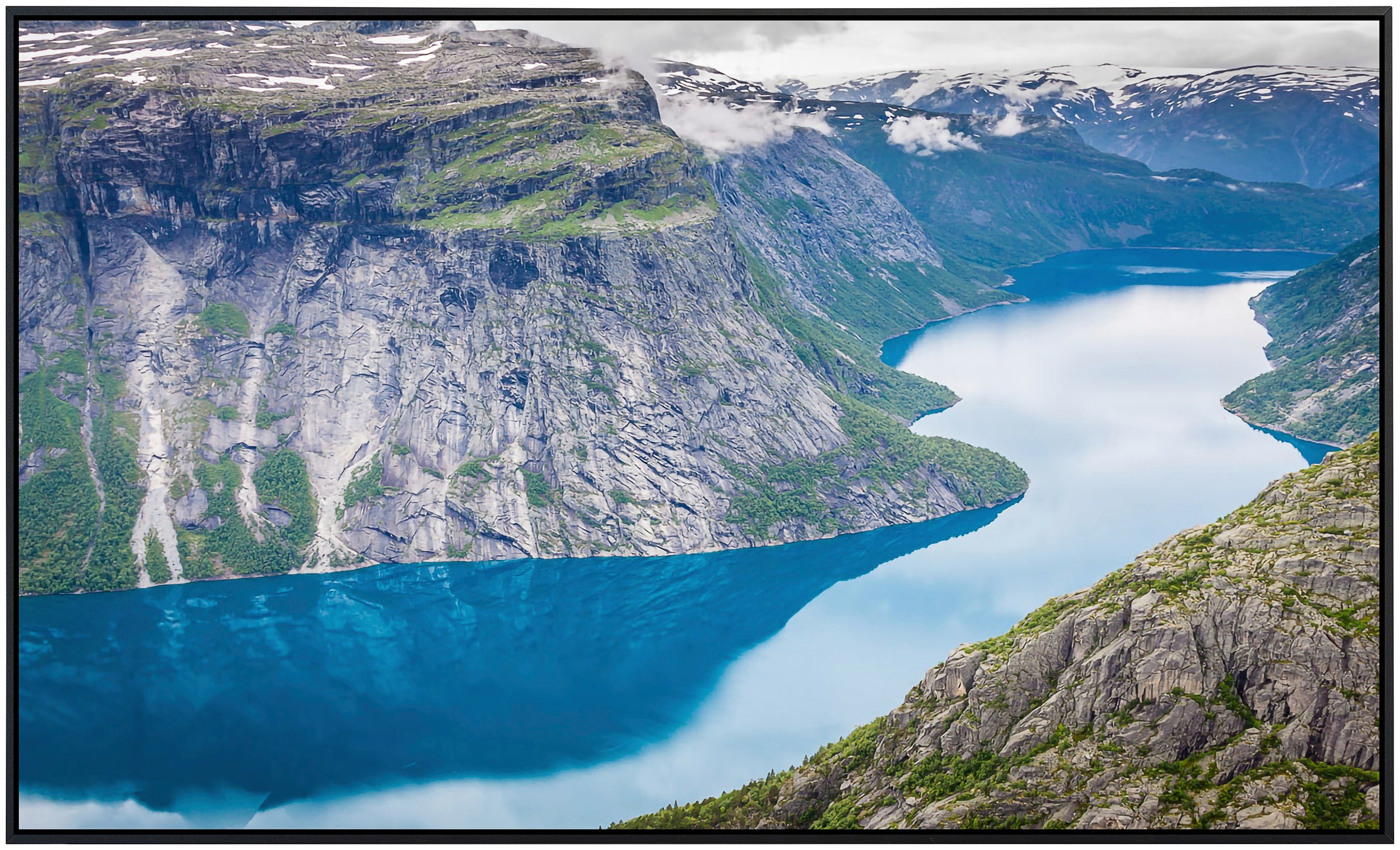 Papermoon Infrarotheizung »Norwegischer Fjord«, sehr angenehme Strahlungswärme