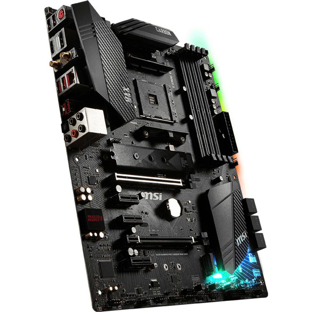 MSI Mainboard »B450 GAMING PRO CARBON MAX«