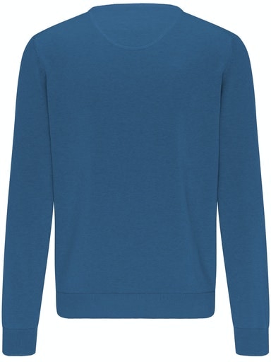 FYNCH-HATTON Strickpullover »FYNCH-HATTON Langarmpullover«, (1 tlg.), mit Logostickerei