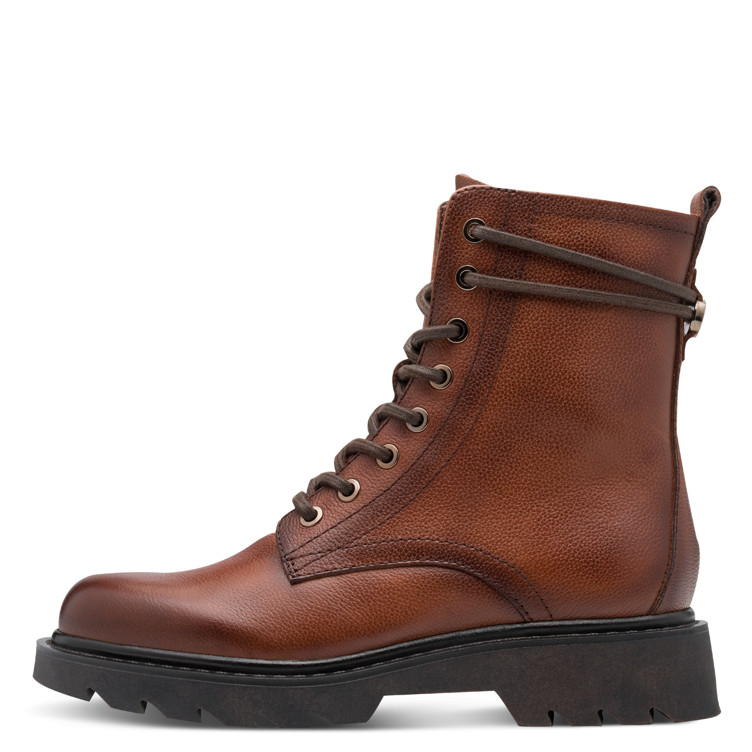 Tamaris Schnürstiefelette, Blockabsatz, Schnürboots mit schaftumwickelnenden Schnürsenkeln