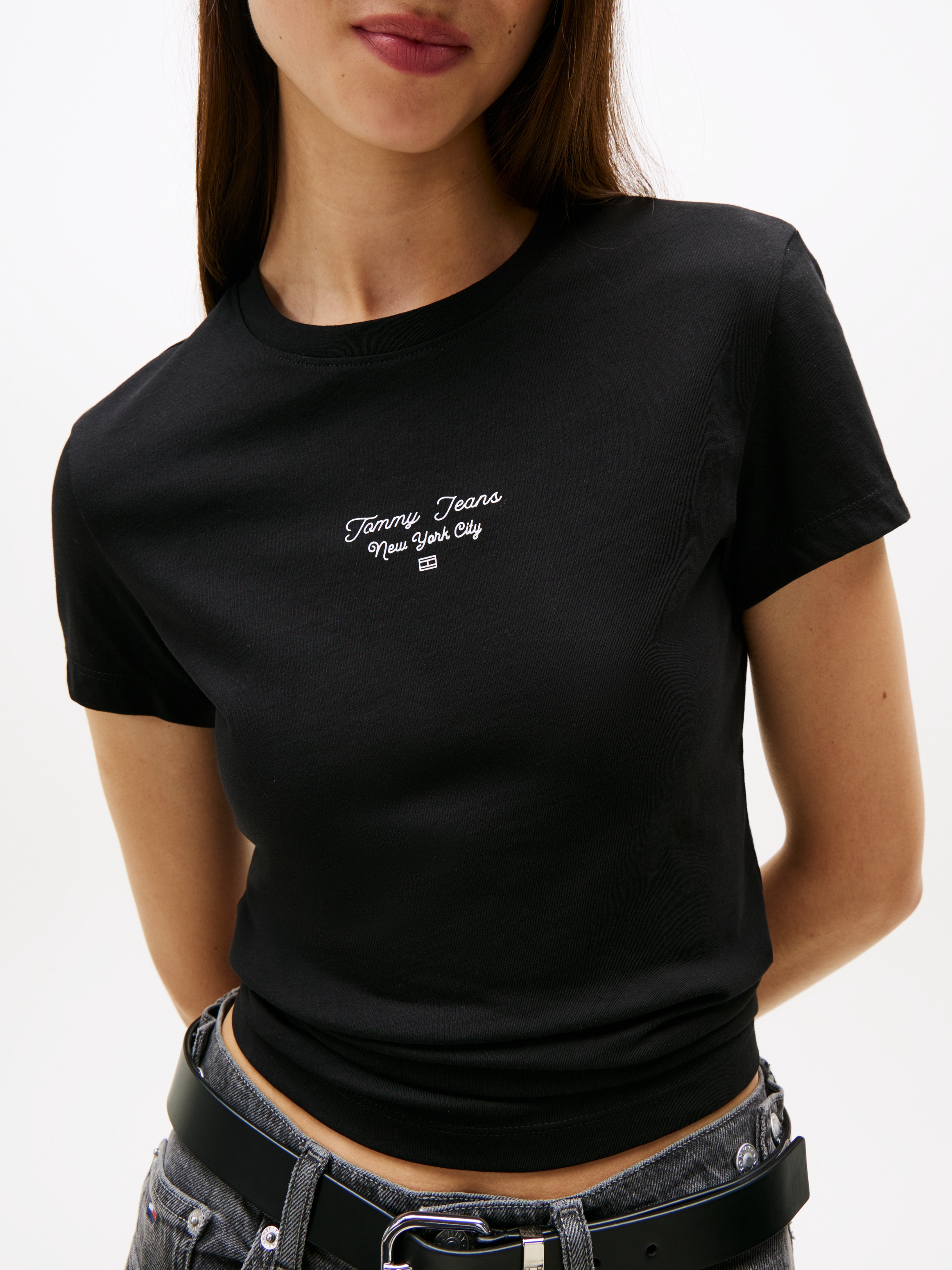 Tommy Jeans Kurzarmshirt »TJW SLIM ESS LOGO 1 TEE EXT«