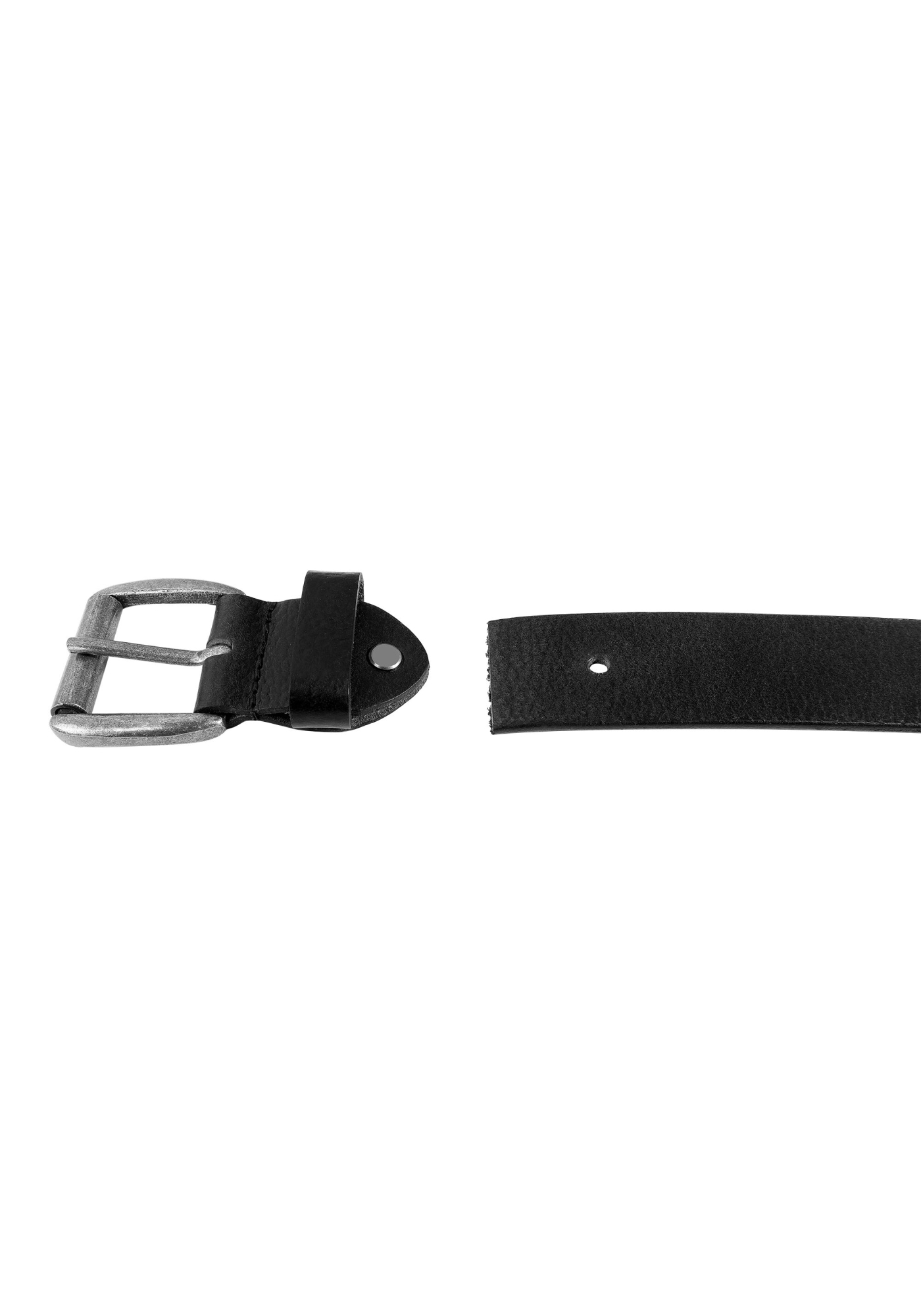 Leonardo Verrelli Ledergürtel »90 - 150 cm (Bundweite) in Schwarz aus 100% Echtleder, kürzbar,«