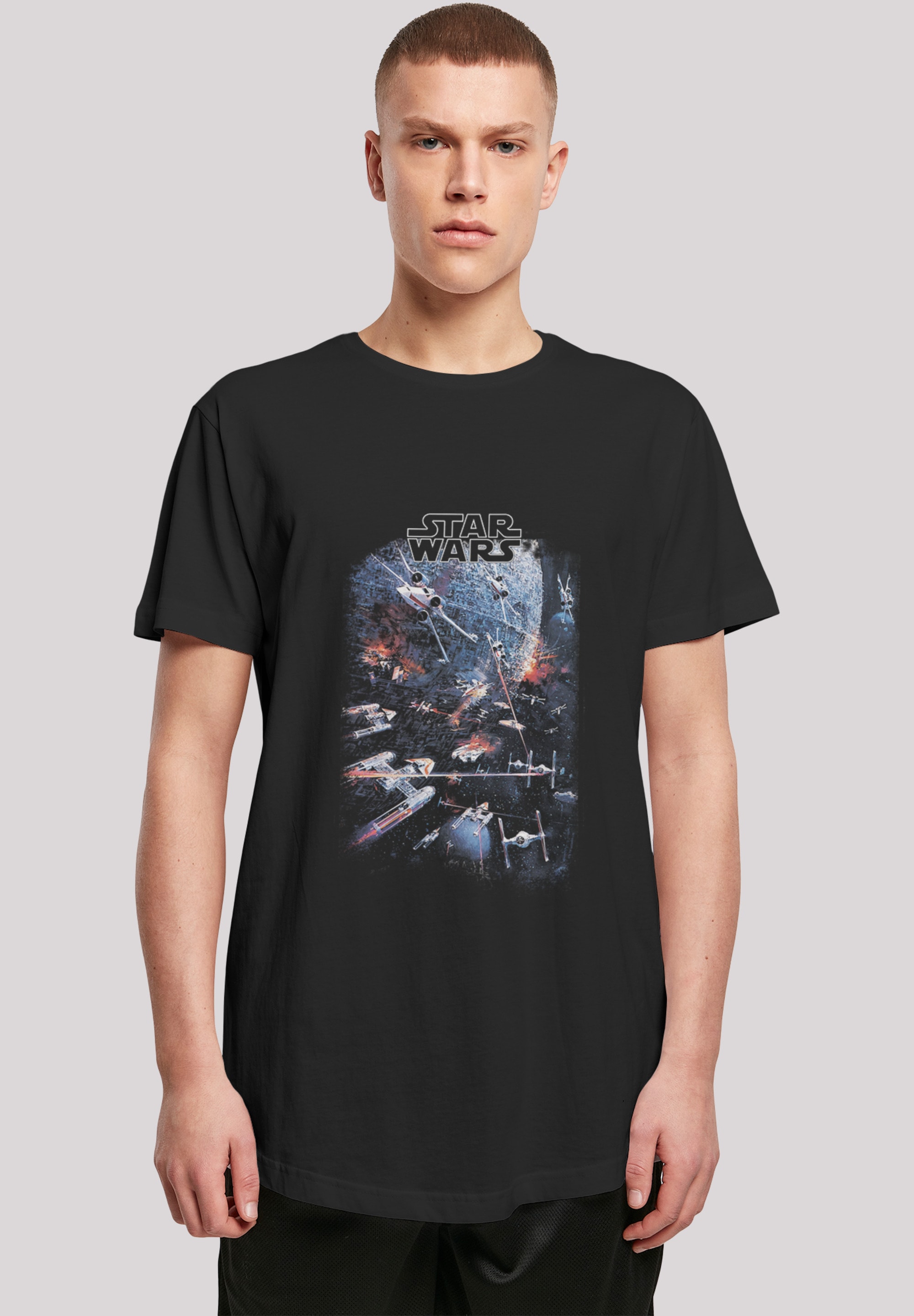 F4NT4STIC T-Shirt »Star Wars Galaxy Space Fight Classic«, Print
