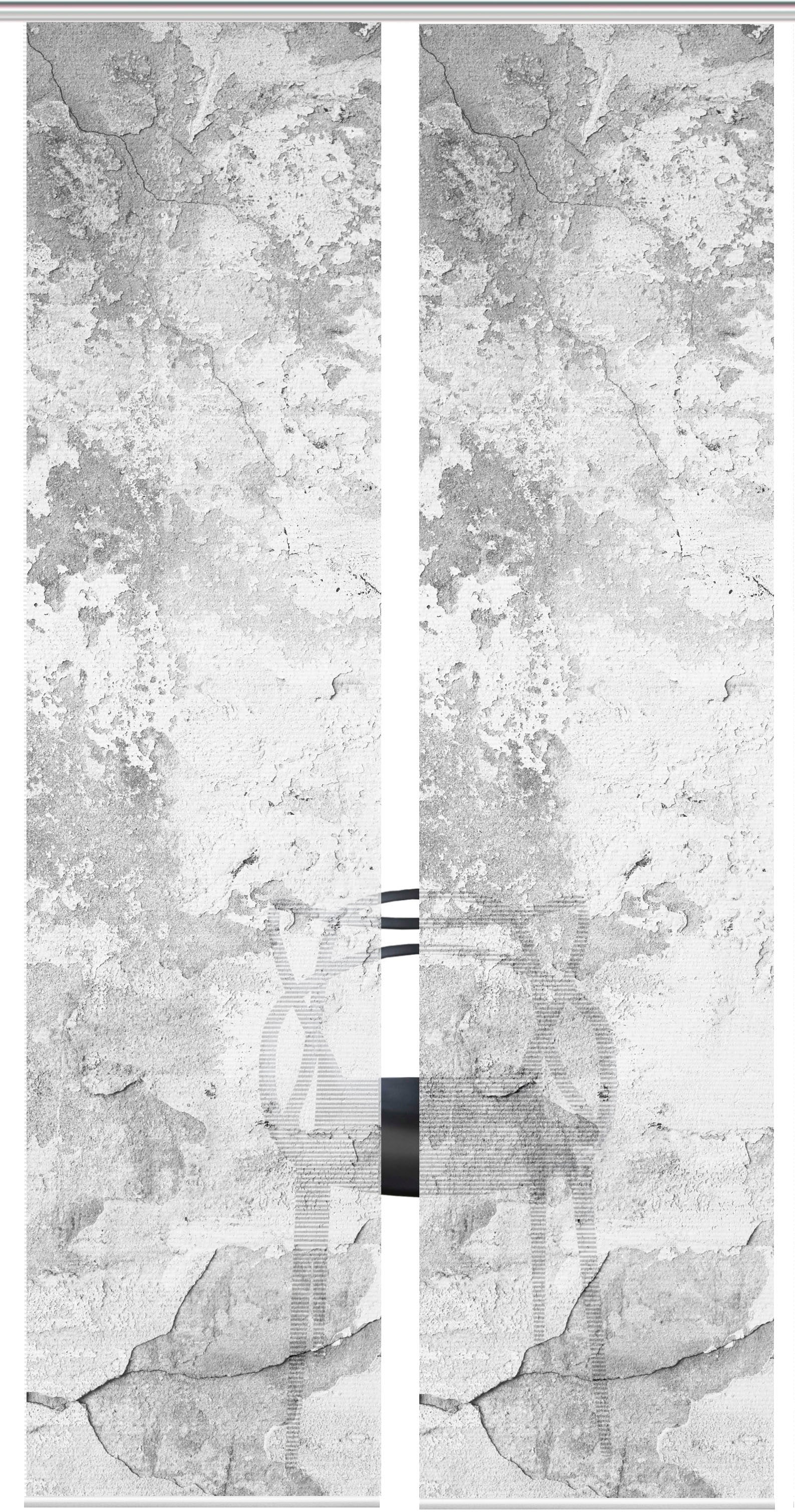 Vision S Schiebegardine »RAGUL 2er SET« Paneelwagen 2 Stk. tlg. Schiebevorhang Digidruck 2er Set RAGUL