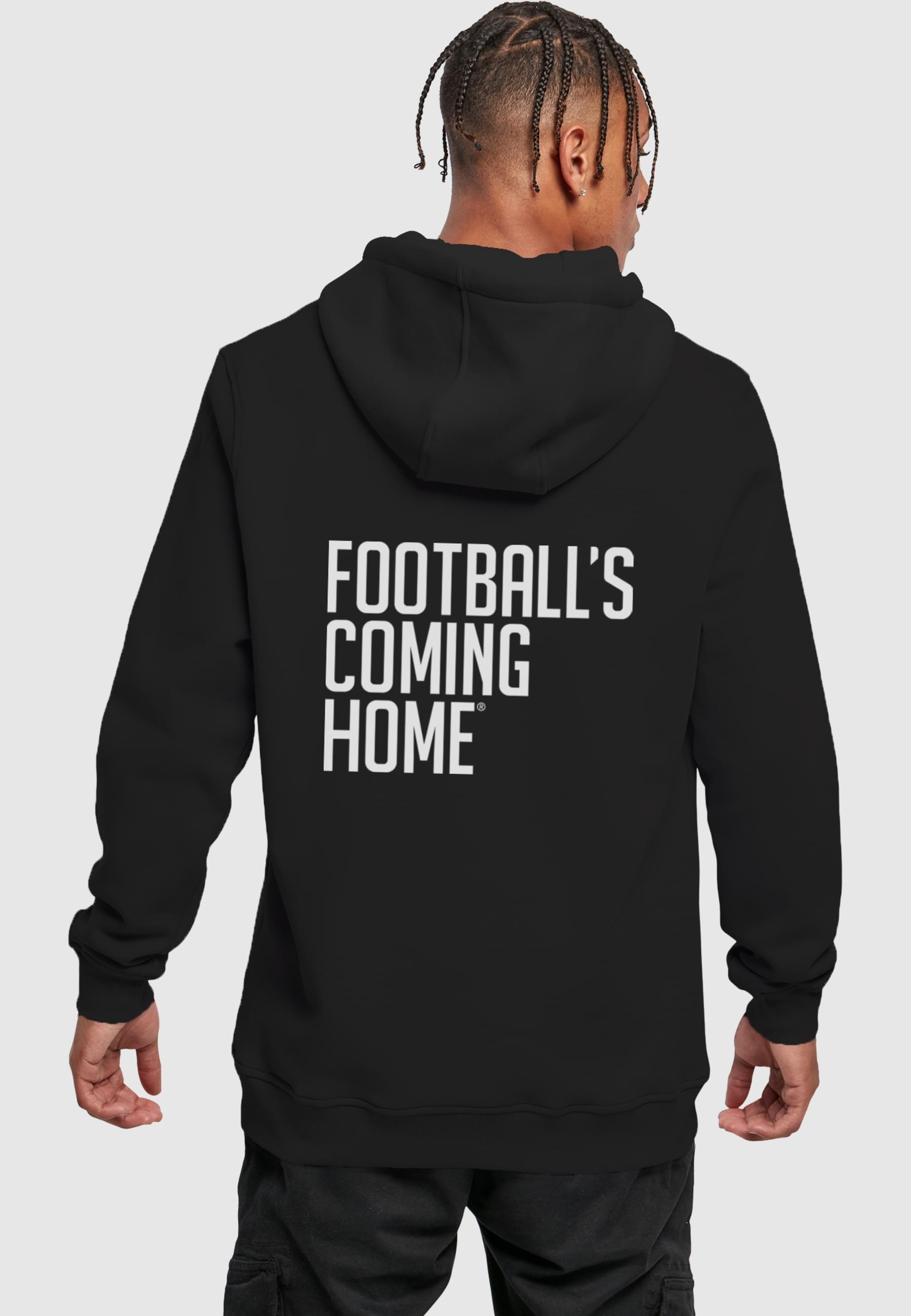Merchcode Kapuzensweatshirt »Merchcode Football's coming home back Logo Hoody«, 1 Stk.

