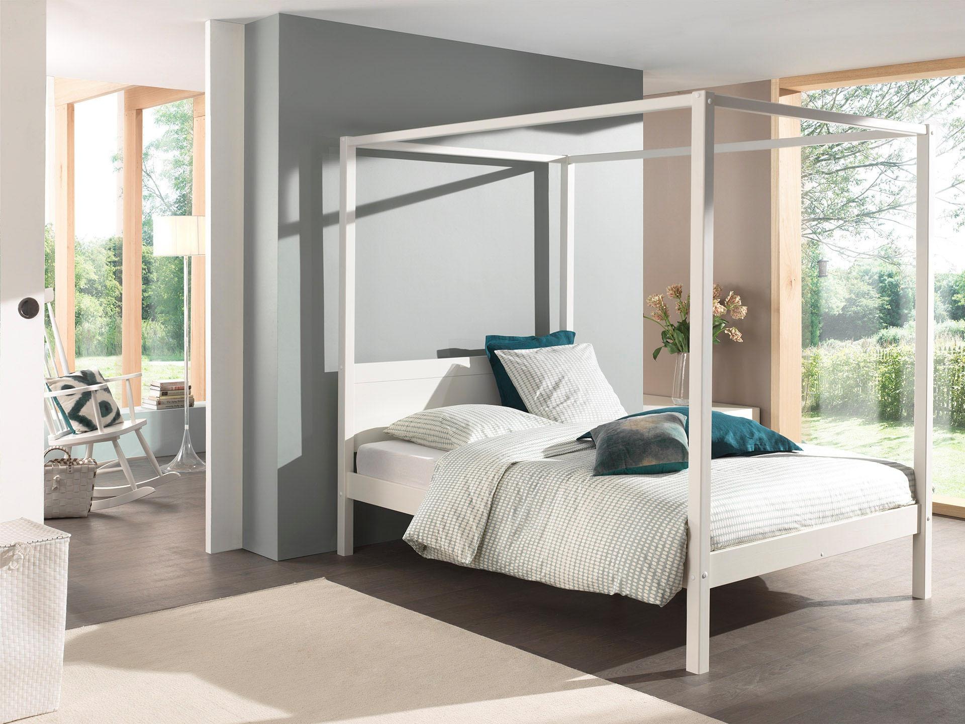 Vipack Himmelbett, (Made in Europe), wahlweise mit Textil-Set