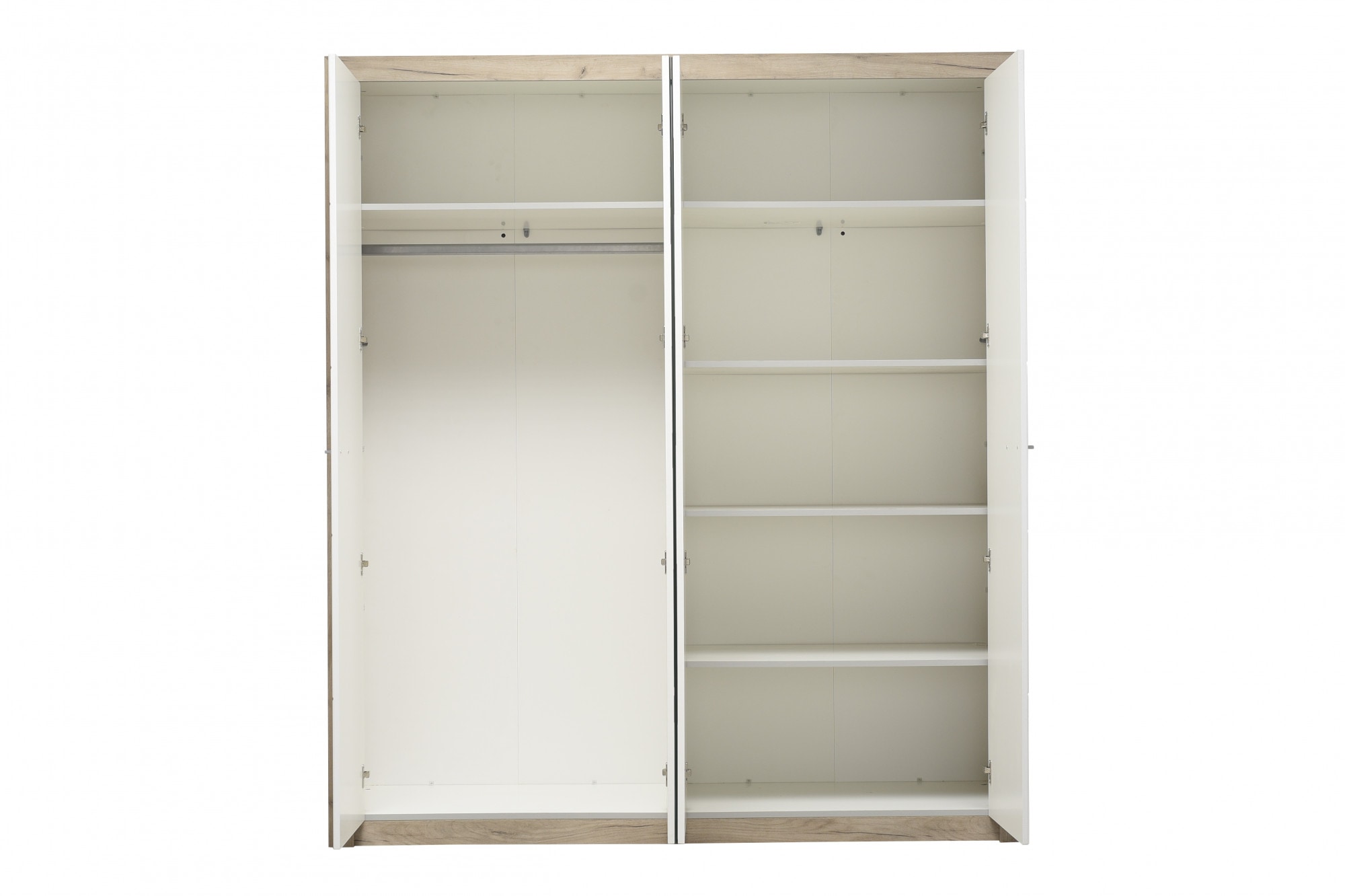 INOSIGN Kleiderschrank »Astor, FSC® -zertifizierter Holzwerkstoff; Made in Europe«, Schrank mit Spiegel und komplette Innenausstattung, 223,5x204x55cm