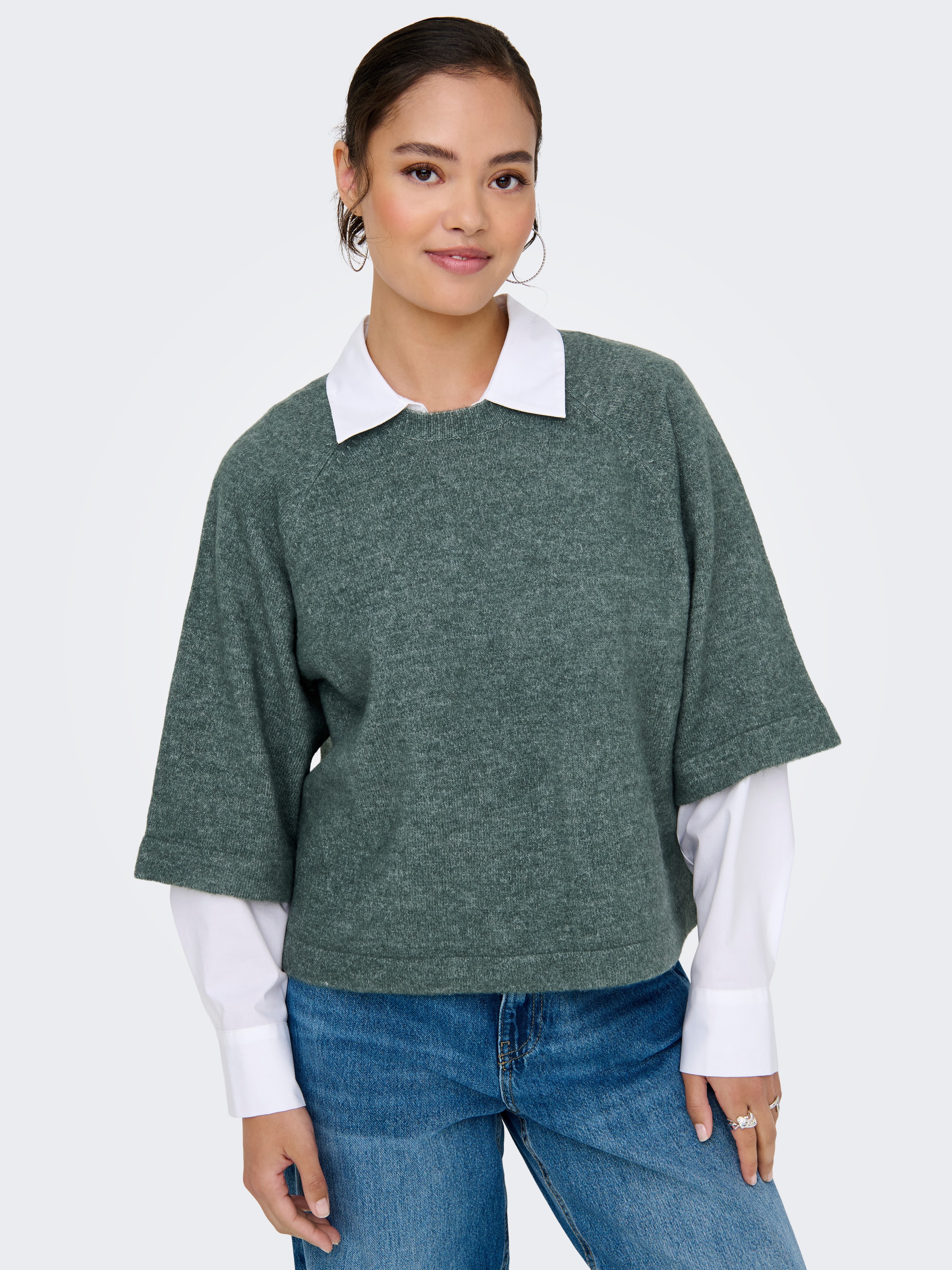 ONLY Strickpullover "ONLSIMONI 3/4 PULLOVER KNT NOOS" günstig online kaufen