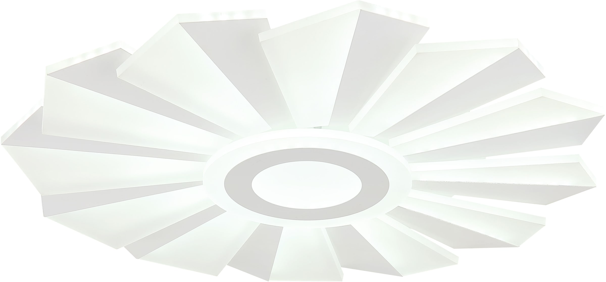 GLOBO LIGHTING LED Deckenleuchte »ALWINA«, Leuchtmittel LED-Modul | LED fest integriert, Deckenlampe/rund/Wohnzimmer/Schlafzimmer/modern