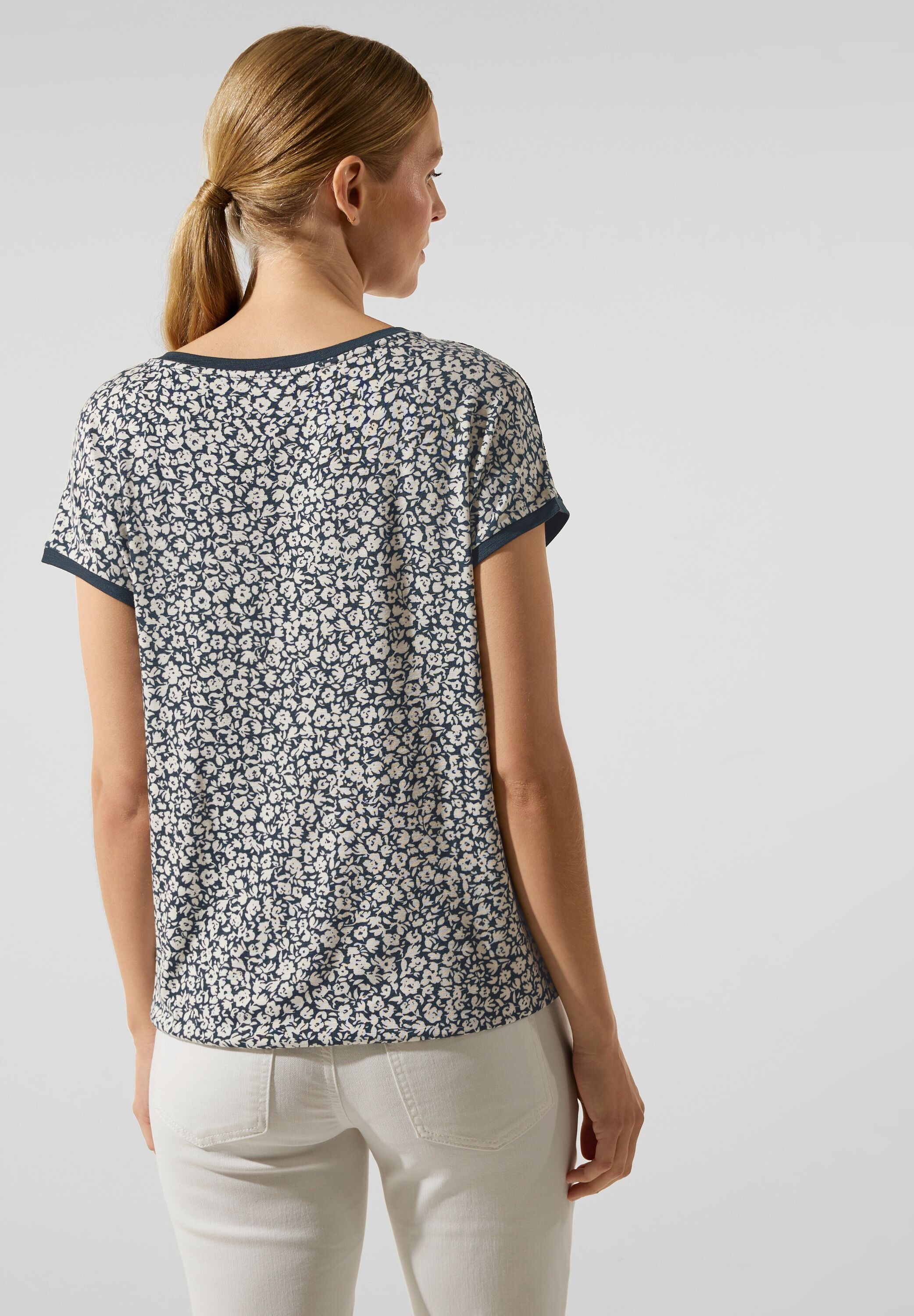 bestellen Viskose ONE | aus Print-Shirt, online softer STREET BAUR