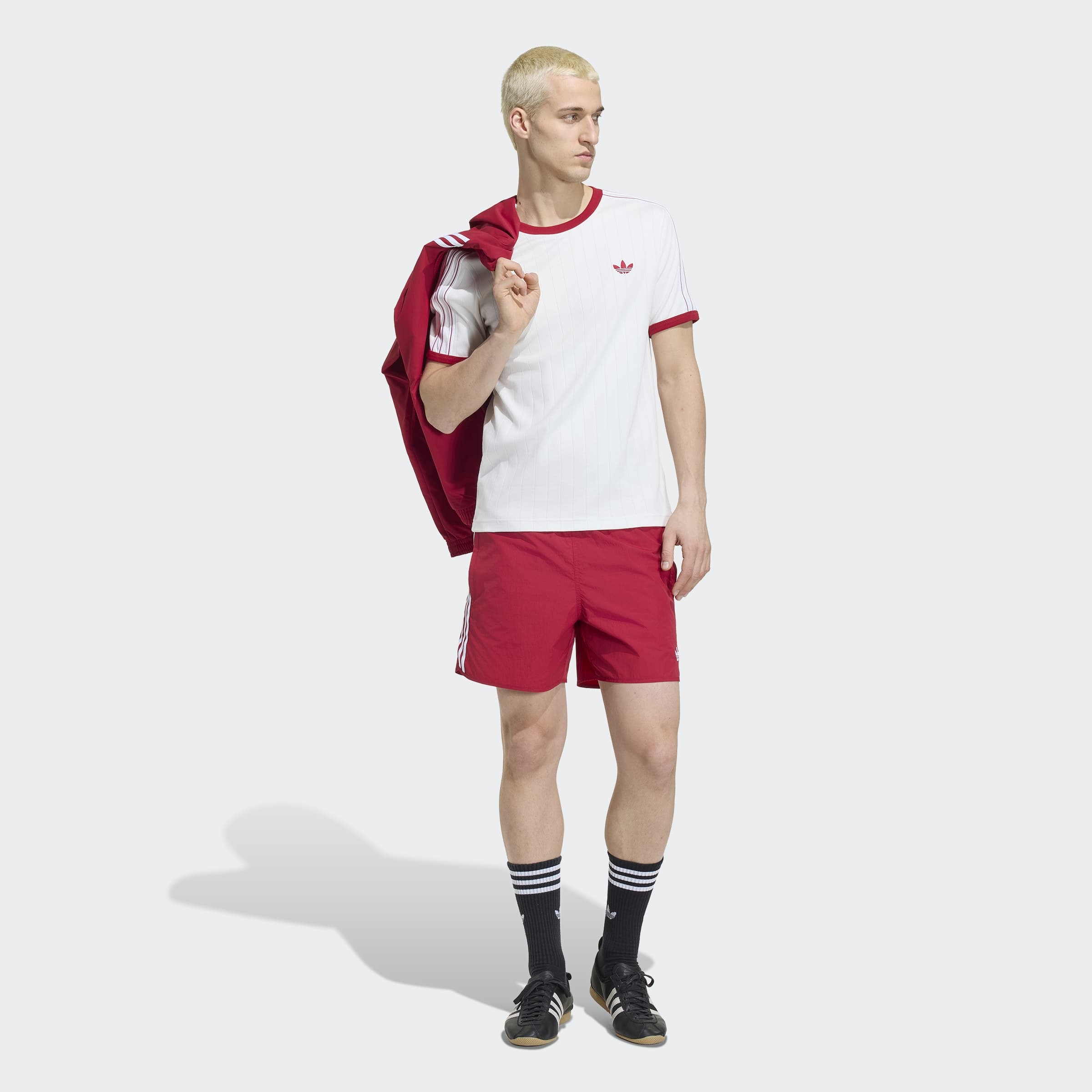 adidas Originals T-Shirt »DROP NEEDLE 3-STREIFEN« für Erwachsene, mit sportlichem Stil, in normaler Länge, Kurzarmdesign