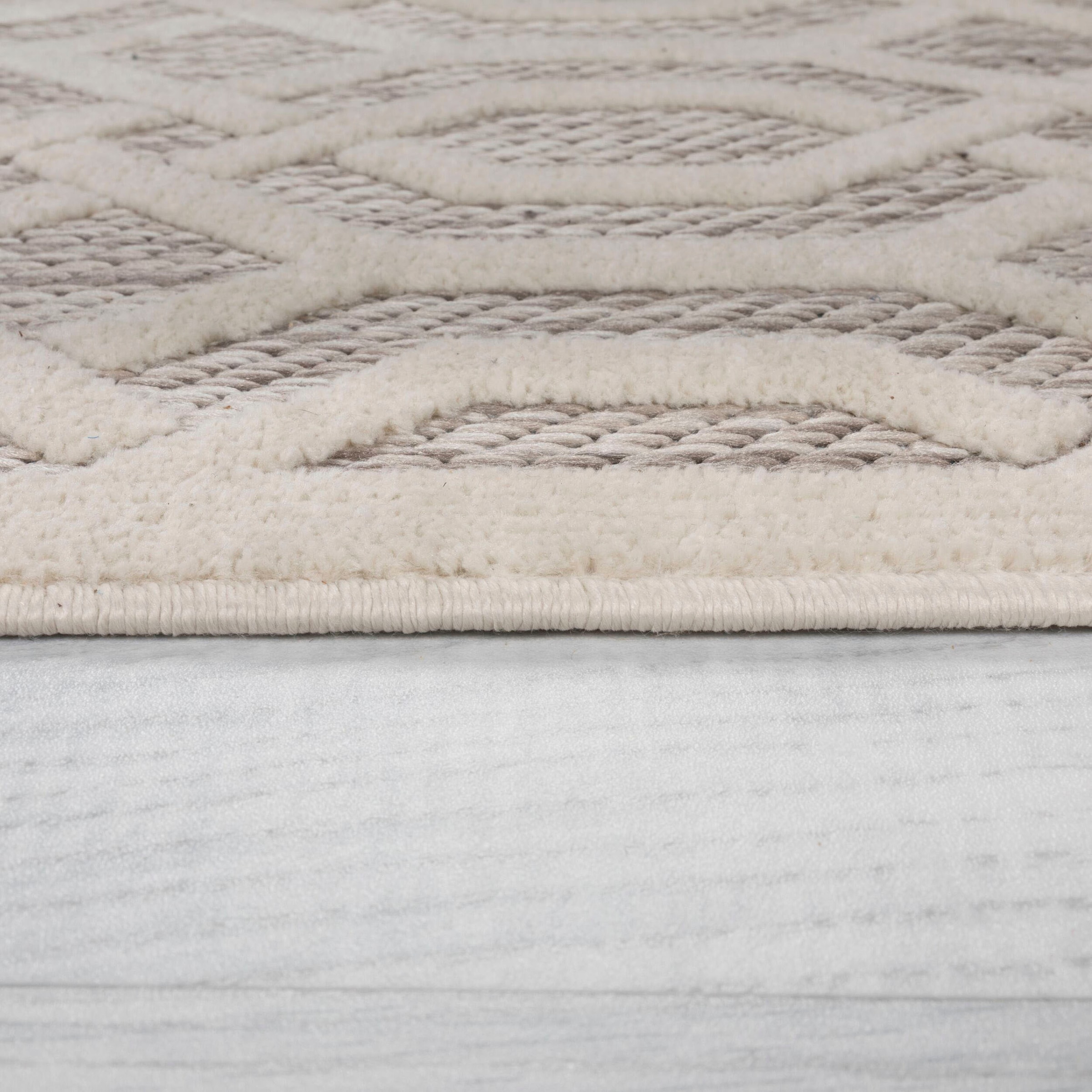 FLAIR RUGS Läufer »Mataro«, rechteckig, 7 mm Höhe, In- und Outdoor geeignet, elegant, Teppichläufer