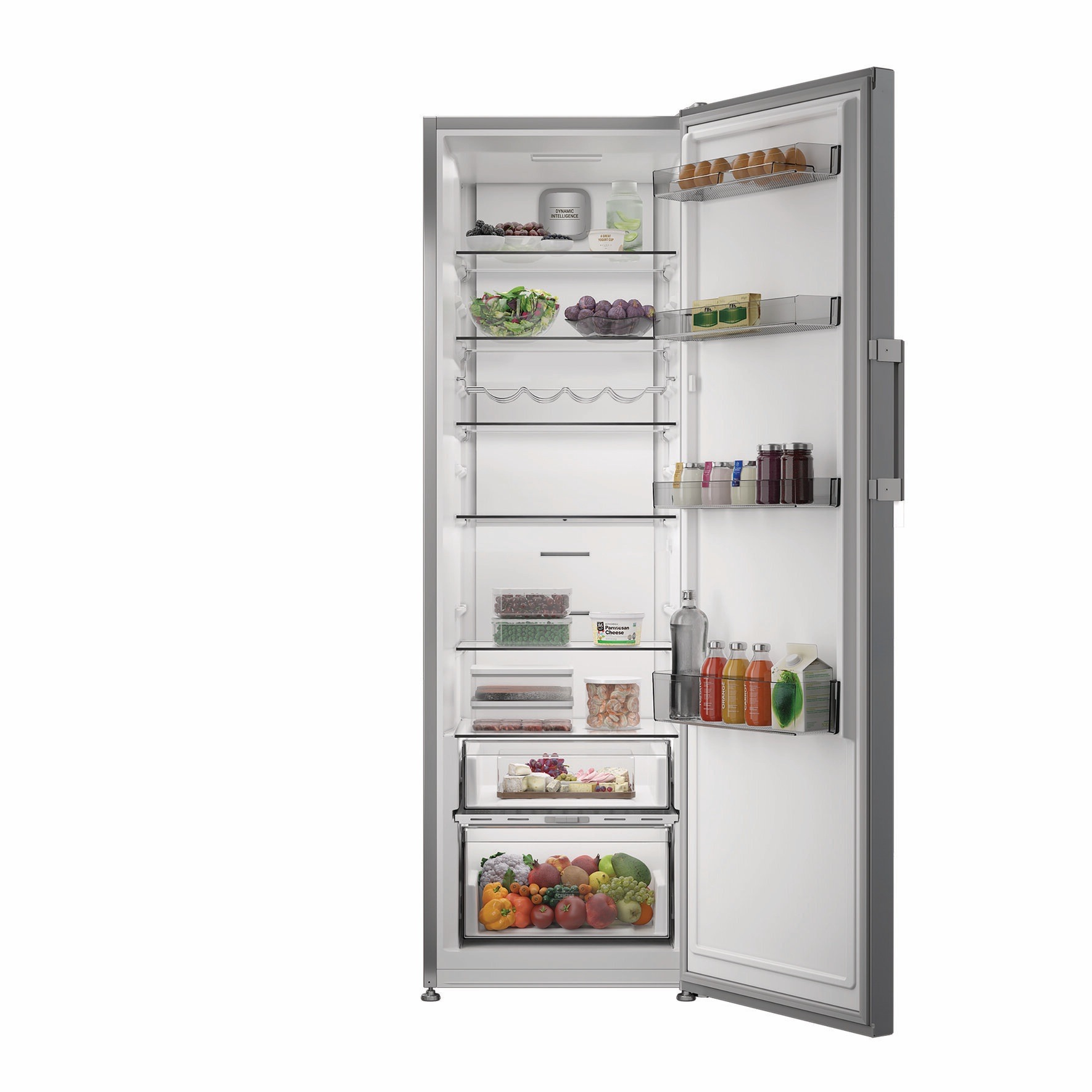 BAUKNECHT Kühlschrank KR 186GD IN »KR 186GC IN« 186,5 cm hoch 59,7 cm breit SmoothFit - 90°-Türöffnung für mehr Komfort