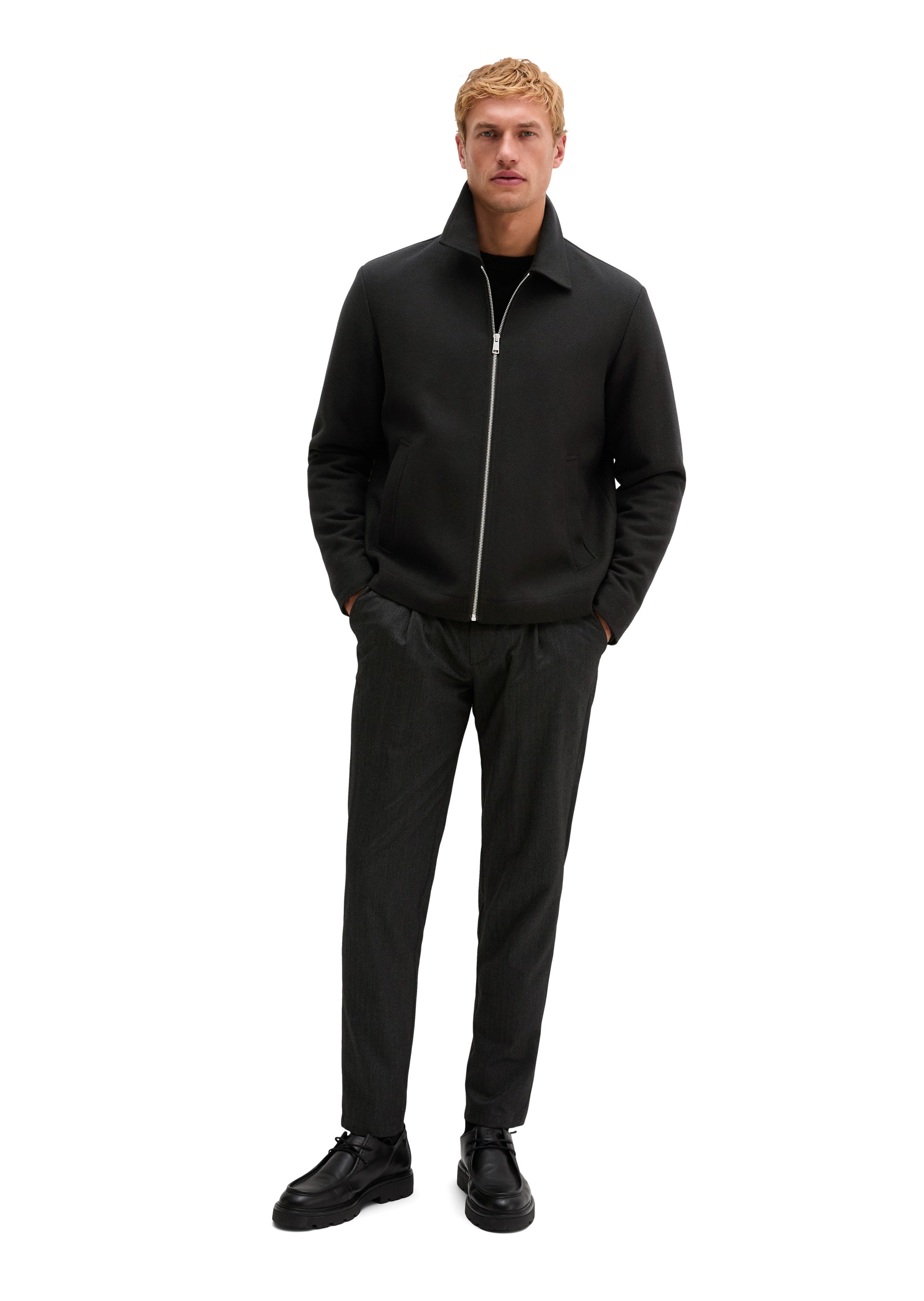 Marc O'Polo Outdoorjacke »aus weichem Schurwoll-Mix«