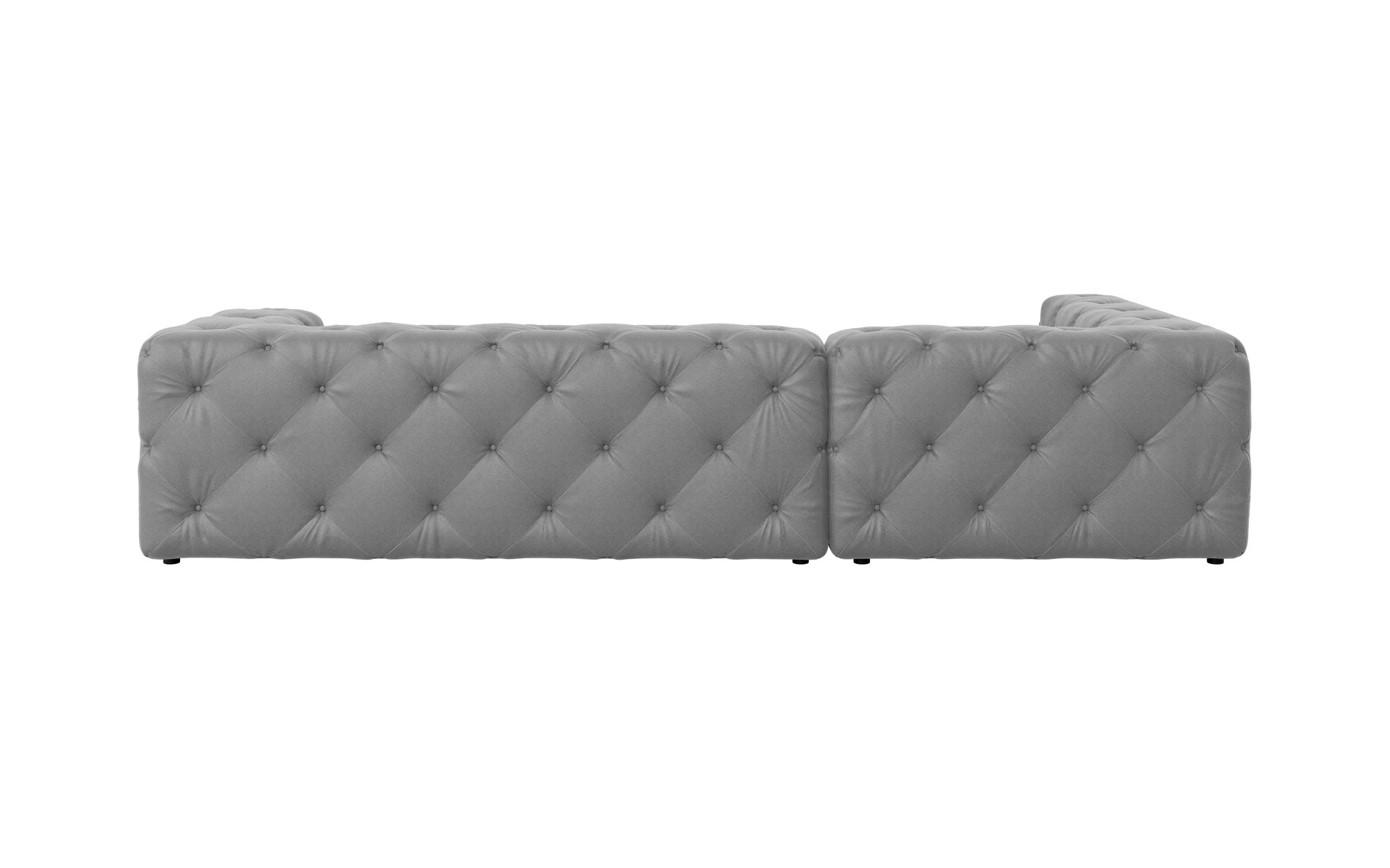 Places of Style Ecksofa »FOLLINA«, L-Form, mit klassischer Chesterfield-Knopfheftung