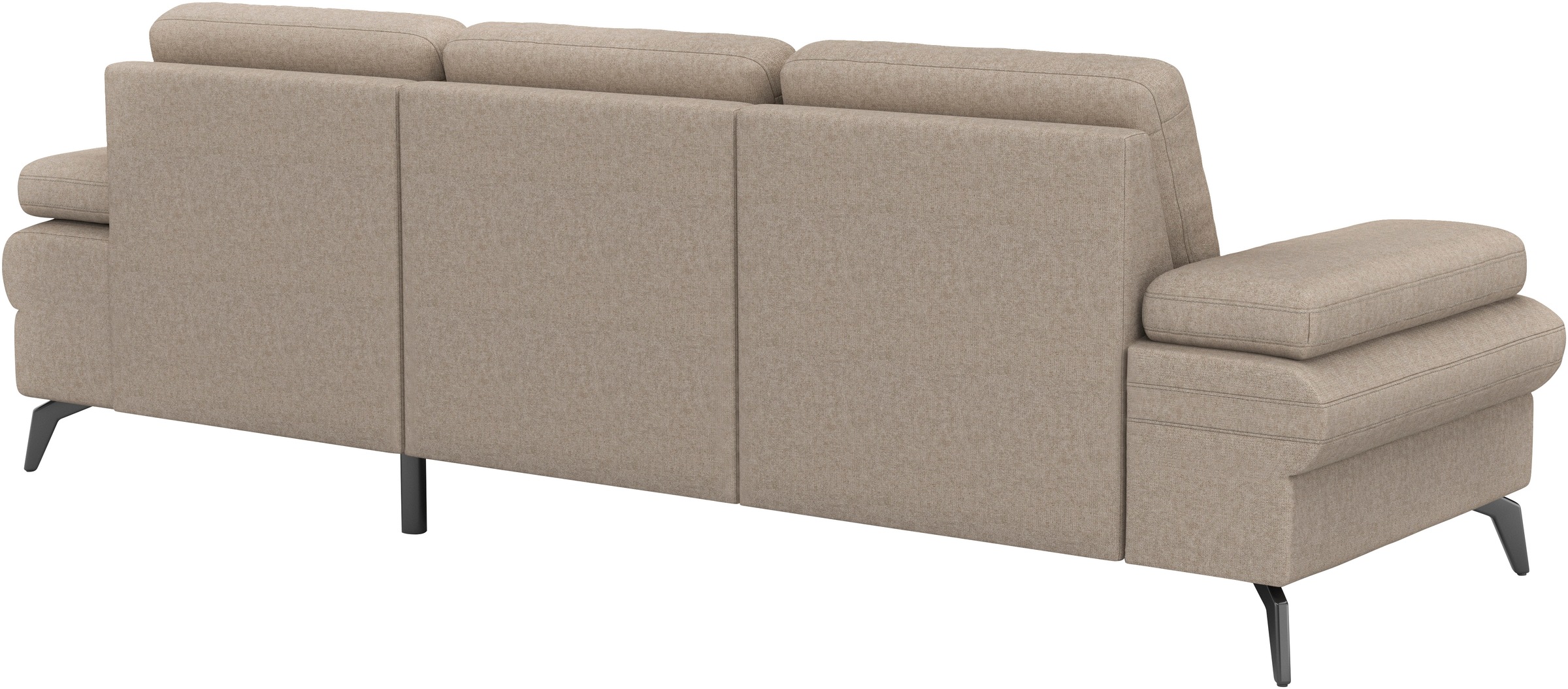 sit&more Ecksofa »Morris Jubi, L-Form«, inkl. Armteilfunktion und 1 Zierkissen, wahlweise mit Bettfunktion