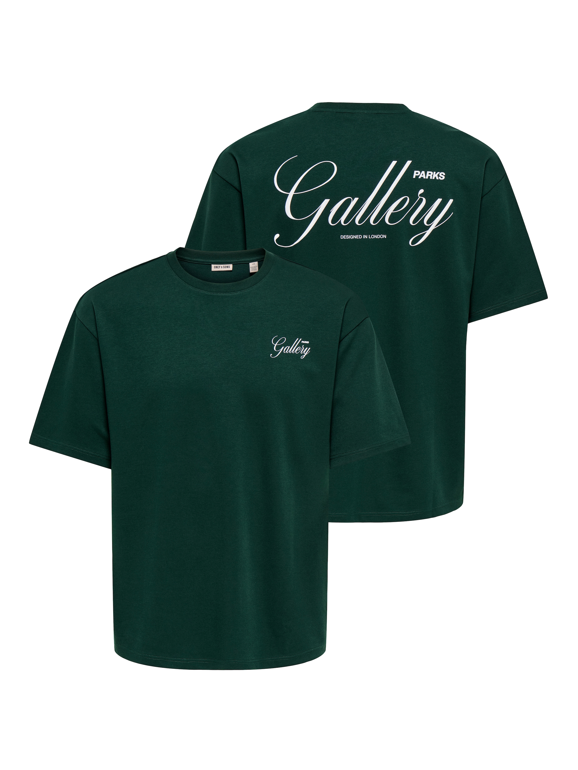 ONLY & SONS T-Shirt »ONSPARKS GALLERY AIR BOXY SS TEE NOOS« Baumwollmischung, regular fit