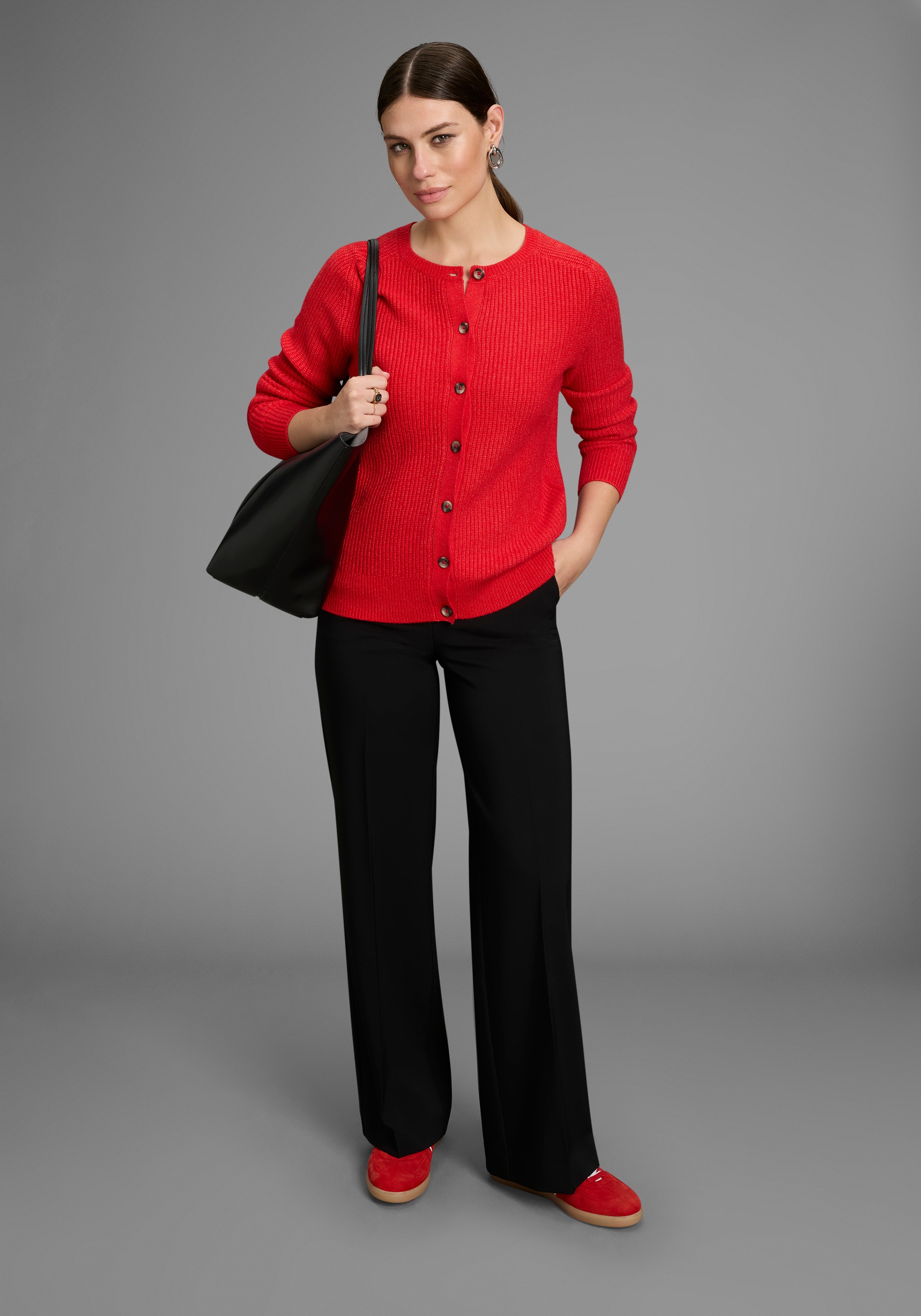 HECHTER PARIS Strickjacke, mit Knopfleiste