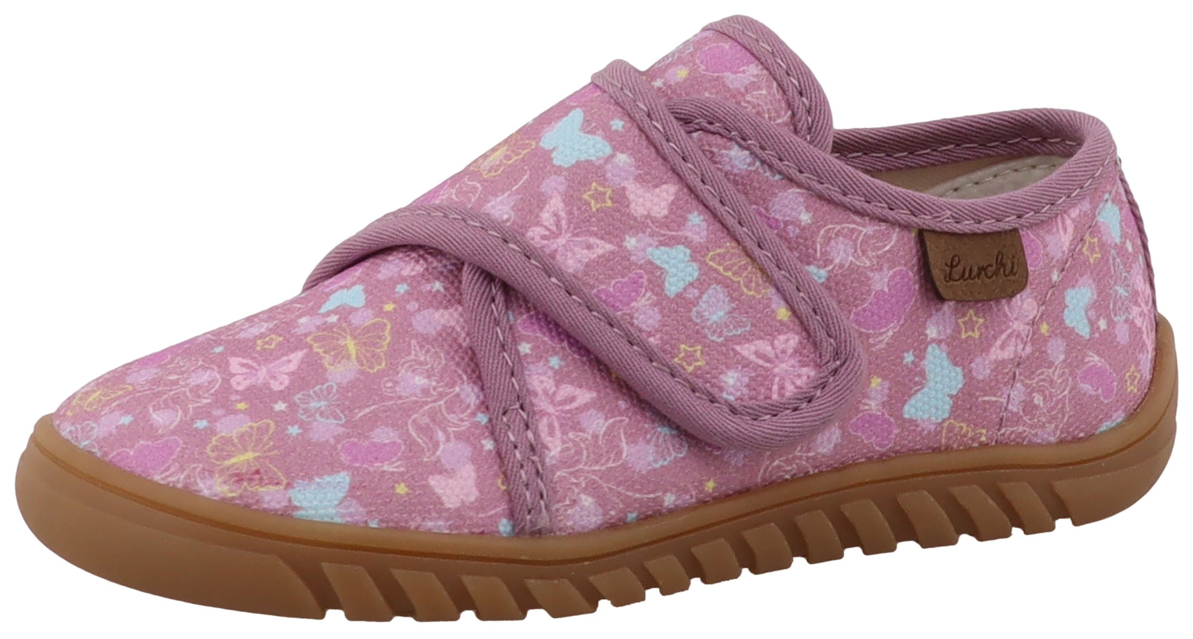 Lurchi Barfußschuh "Bibu 2 Barefoot" Klettschuh, Kinderschuh mit süßem Motiv, Größenschablone zum Download