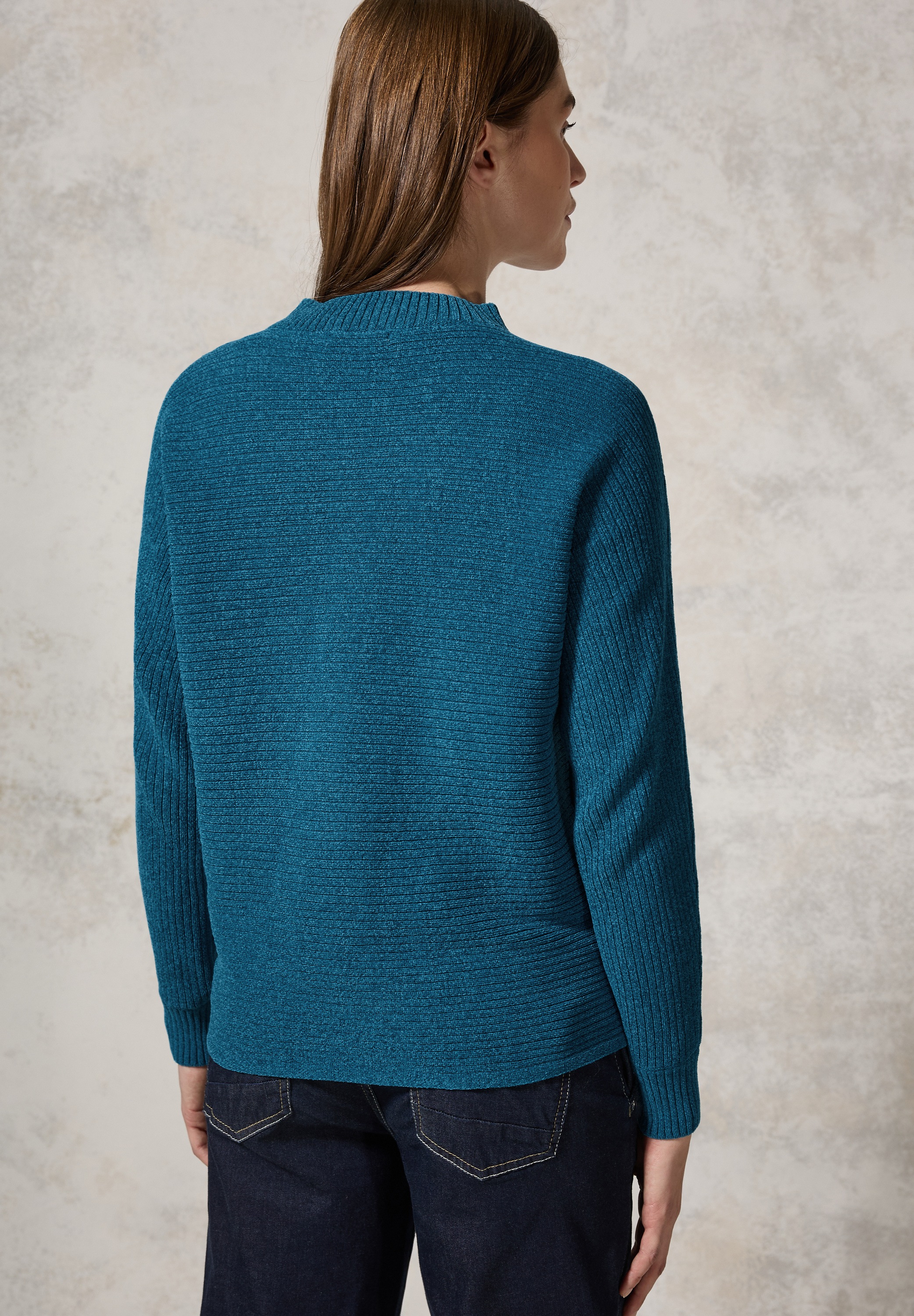 Cecil Stehkragenpullover, aus Baumwolle mit Stretchanteil günstig online kaufen