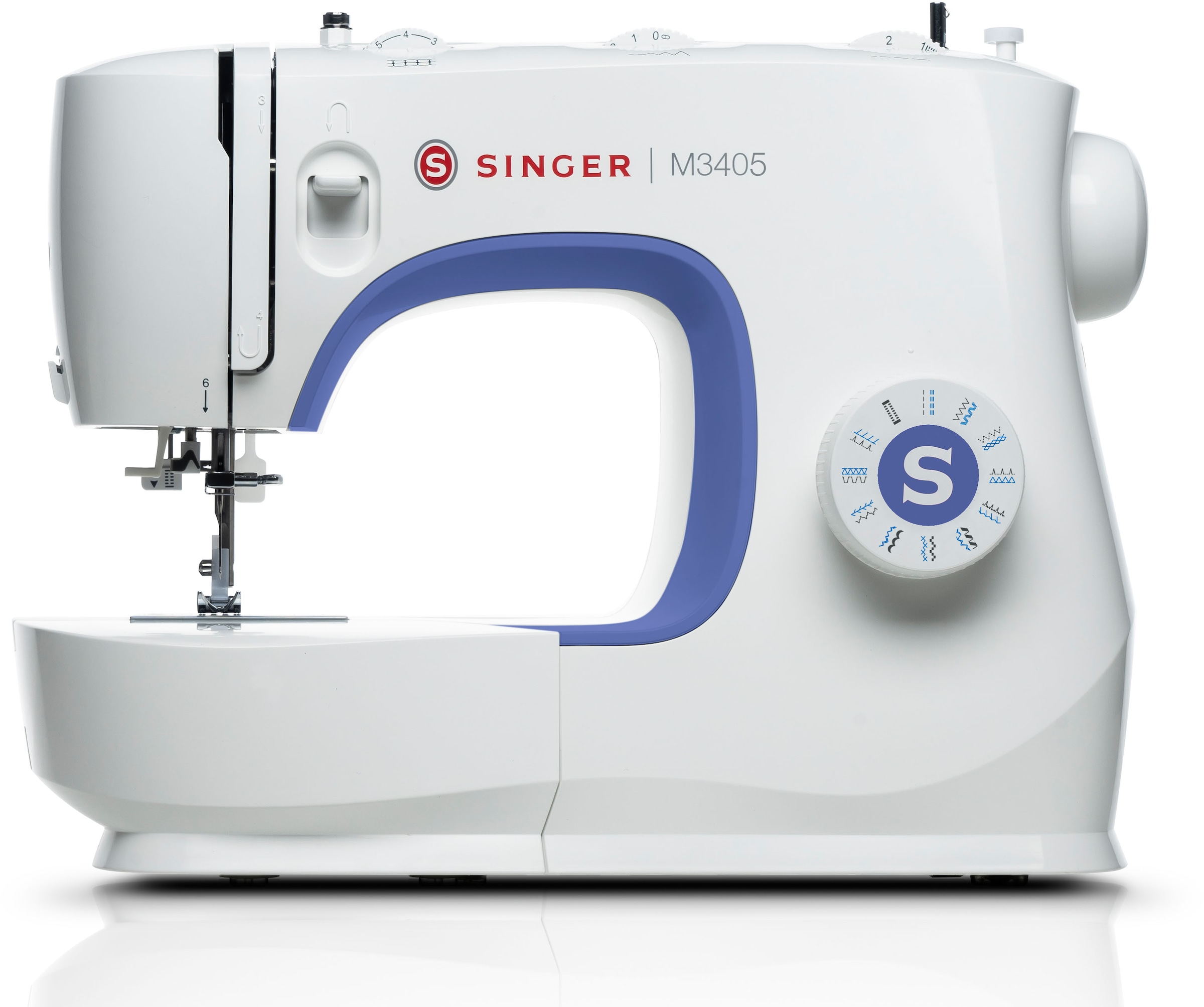 Singer Freiarm-Nähmaschine "Singer M3405", 23 Programme