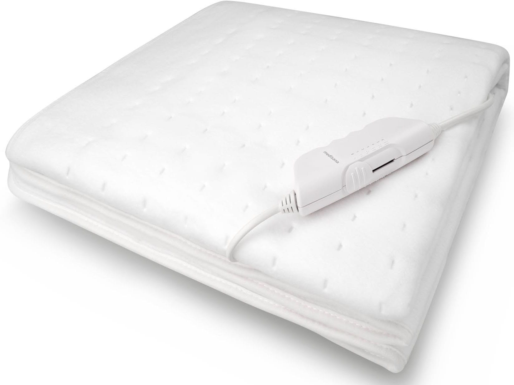 MEDISANA Wärmeunterbett "HU 662", weiß, Cosy-Fleece, B:80cm H:150cm, Heizdecken, 6 Temperaturstufen, 2 Wärmezonen, Überhitzungsschutz,