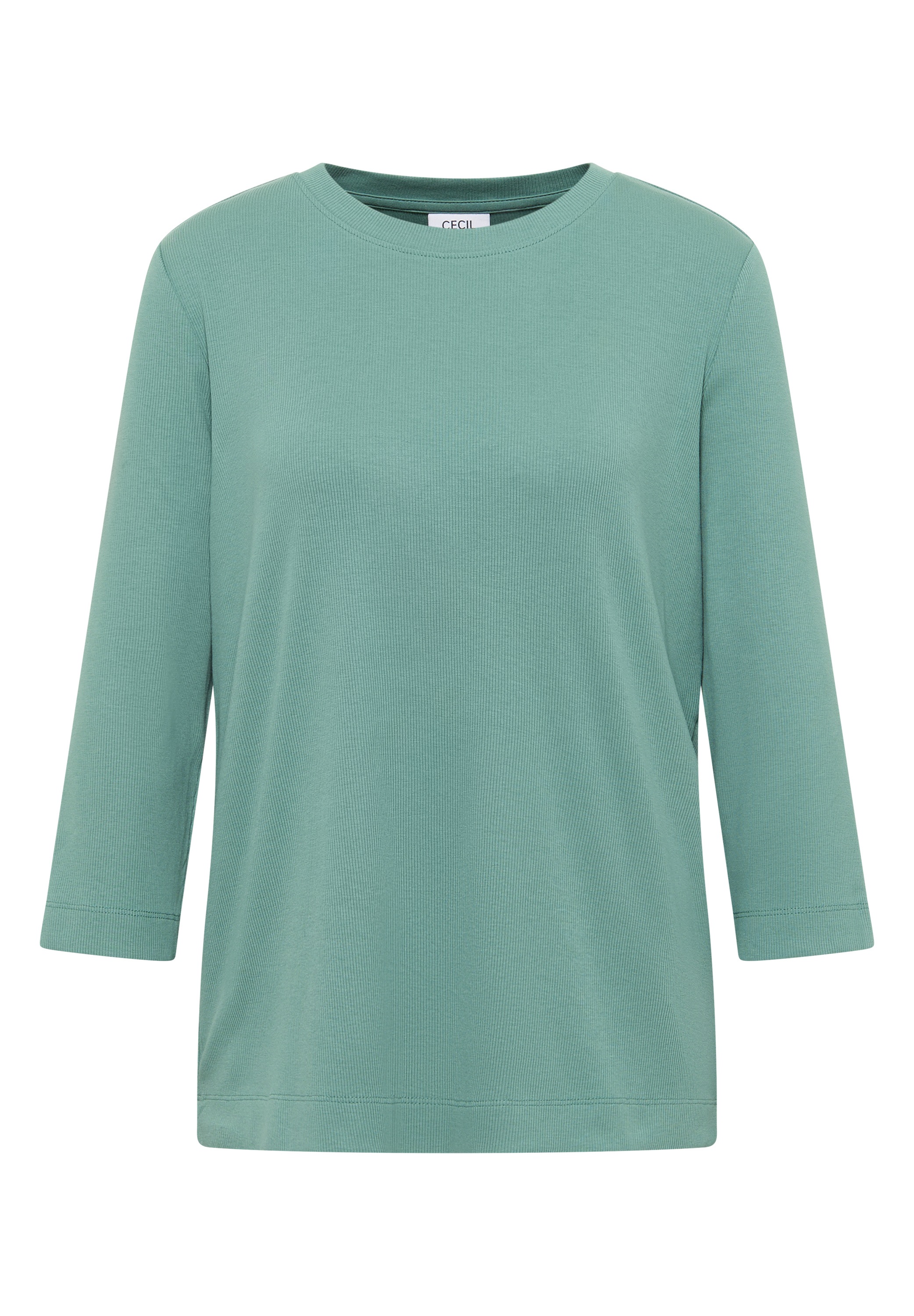 Cecil Rundhalsshirt, aus Baumwolle mit Stretchante