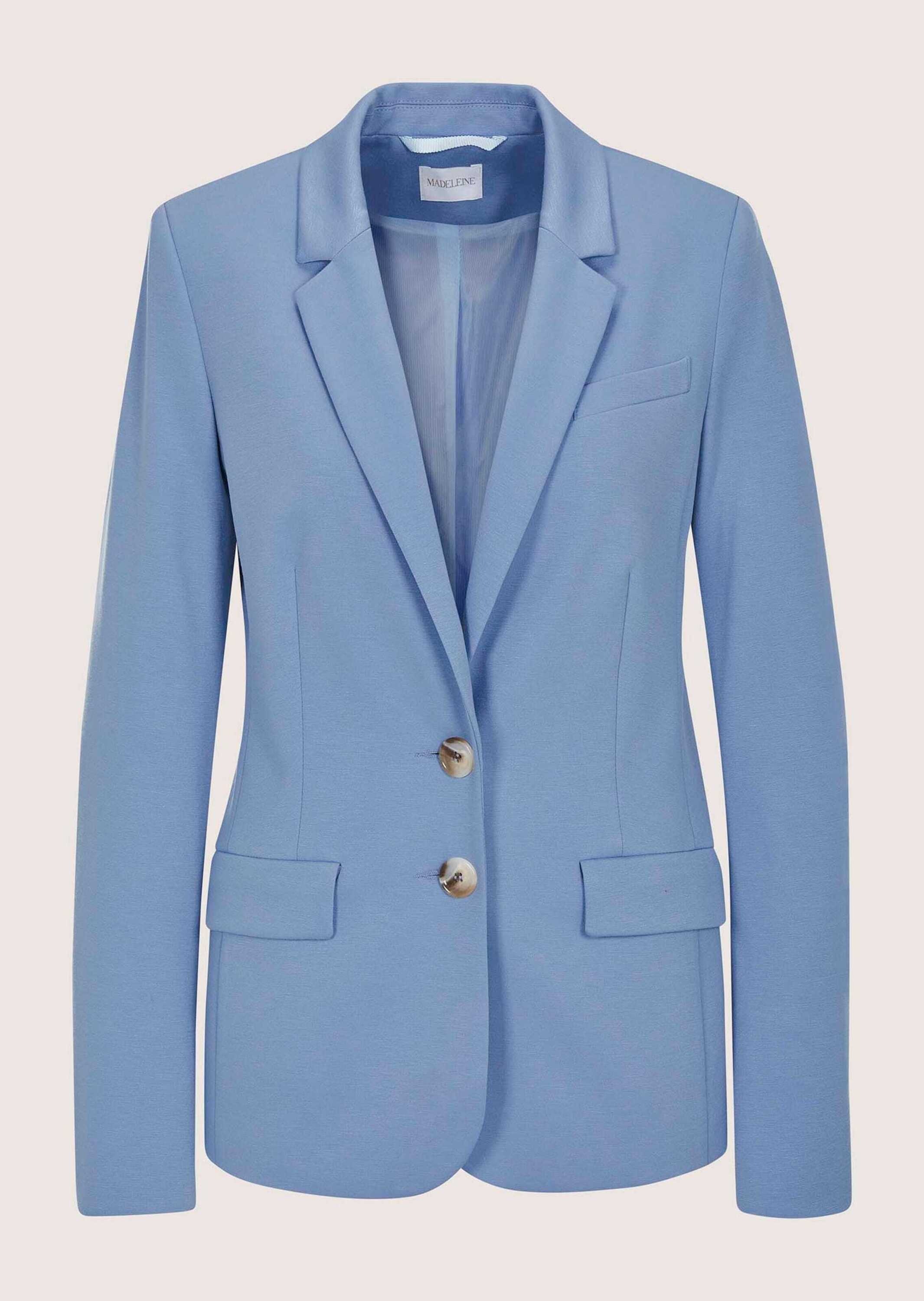 MADELEINE Blazer Long Jersey Blue 46 4