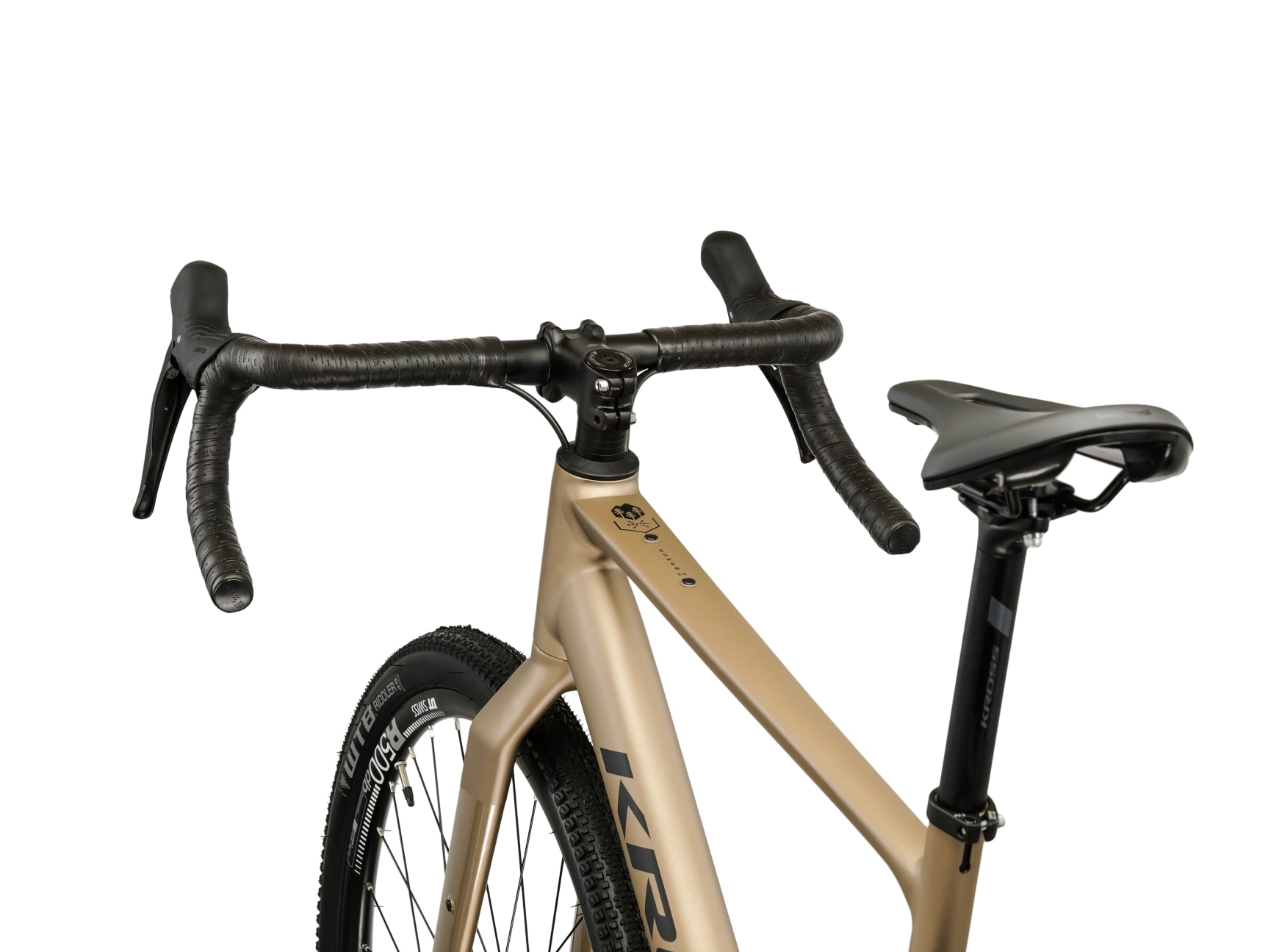 Kross Gravelbike »Gabel Carbon Esker 5.0 28" braun 12 Gänge 2026« 12 Gang Shimano GRX RX822 Schaltwerk Kettenschaltung Gabel aus Carbon