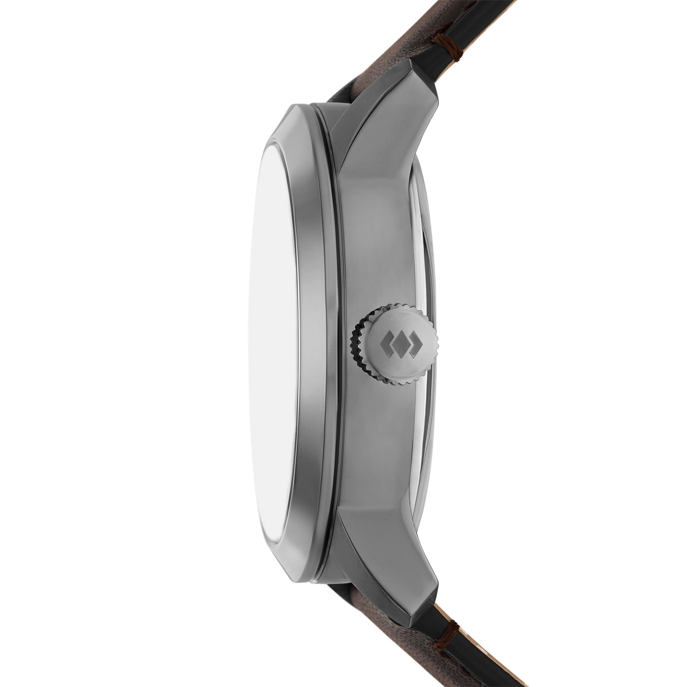Fossil Quarzuhr »Townsman« Armbanduhr, Lederarmband, digital, analog