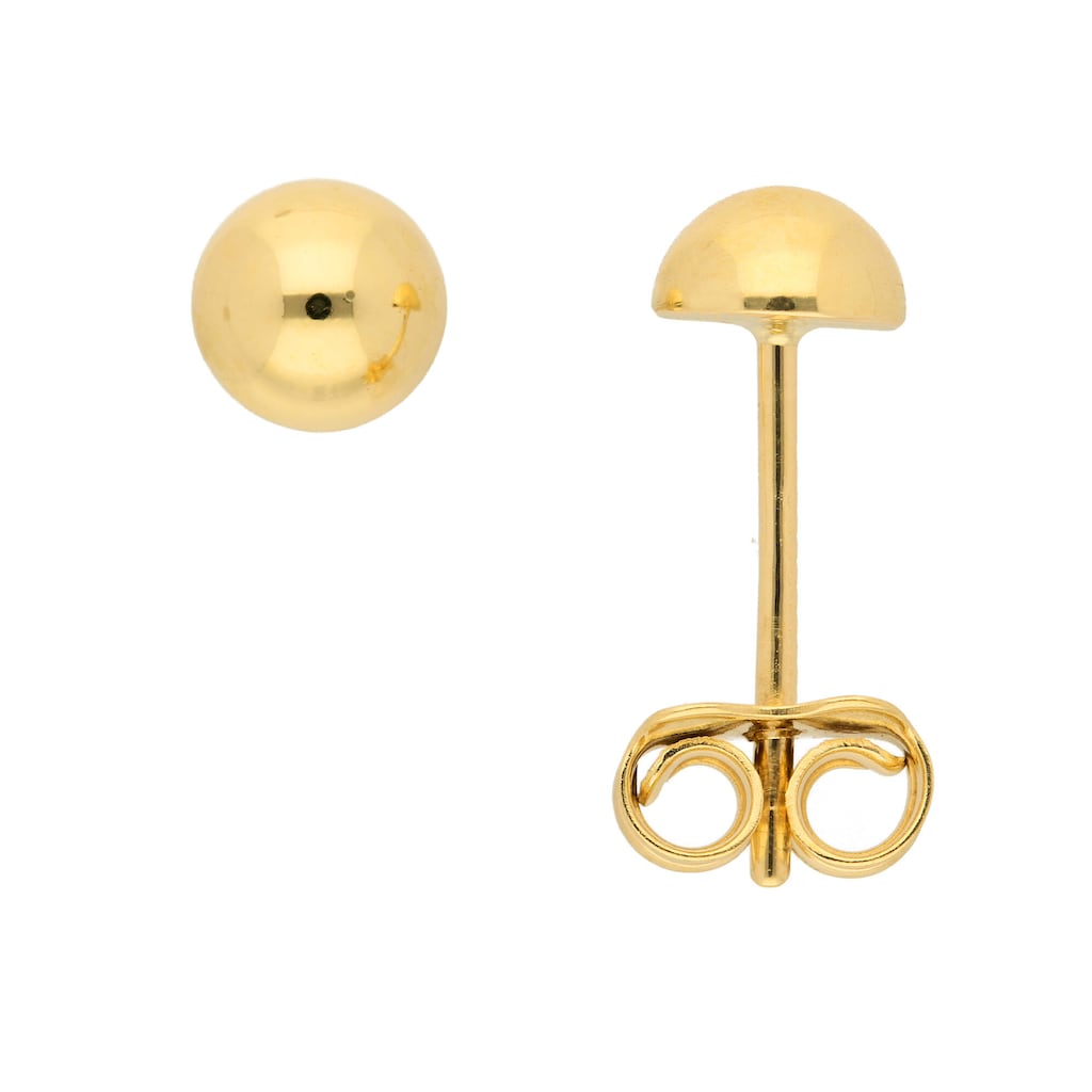 Adelia´s Paar Ohrhänger »333 Gold Ohrringe Ohrstecker Ø 5 mm« Goldschmuck für Damen