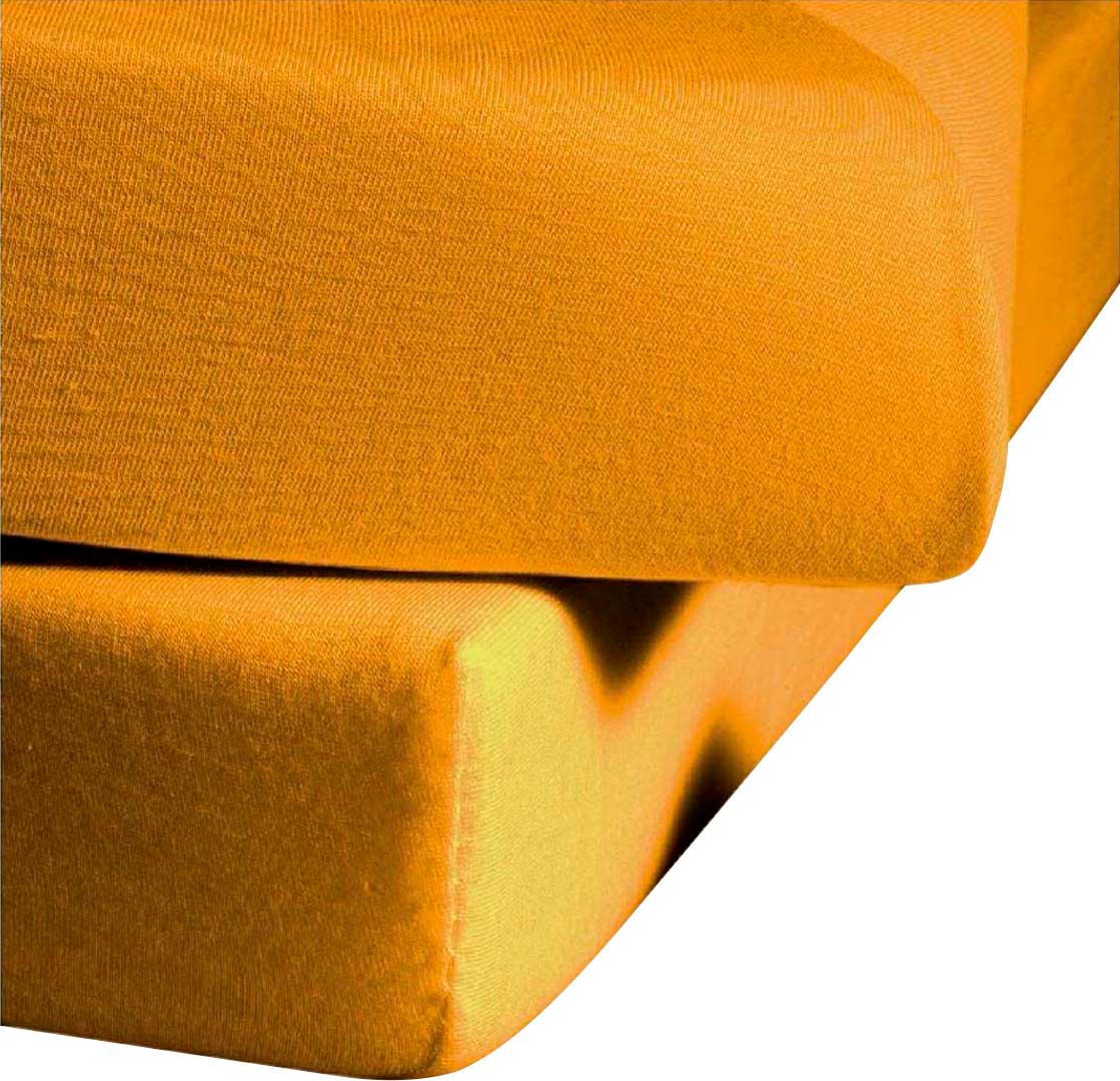 fleuresse Spannbettlaken "Ines hochwertiger Jersey aus reiner Baumwolle," a günstig online kaufen