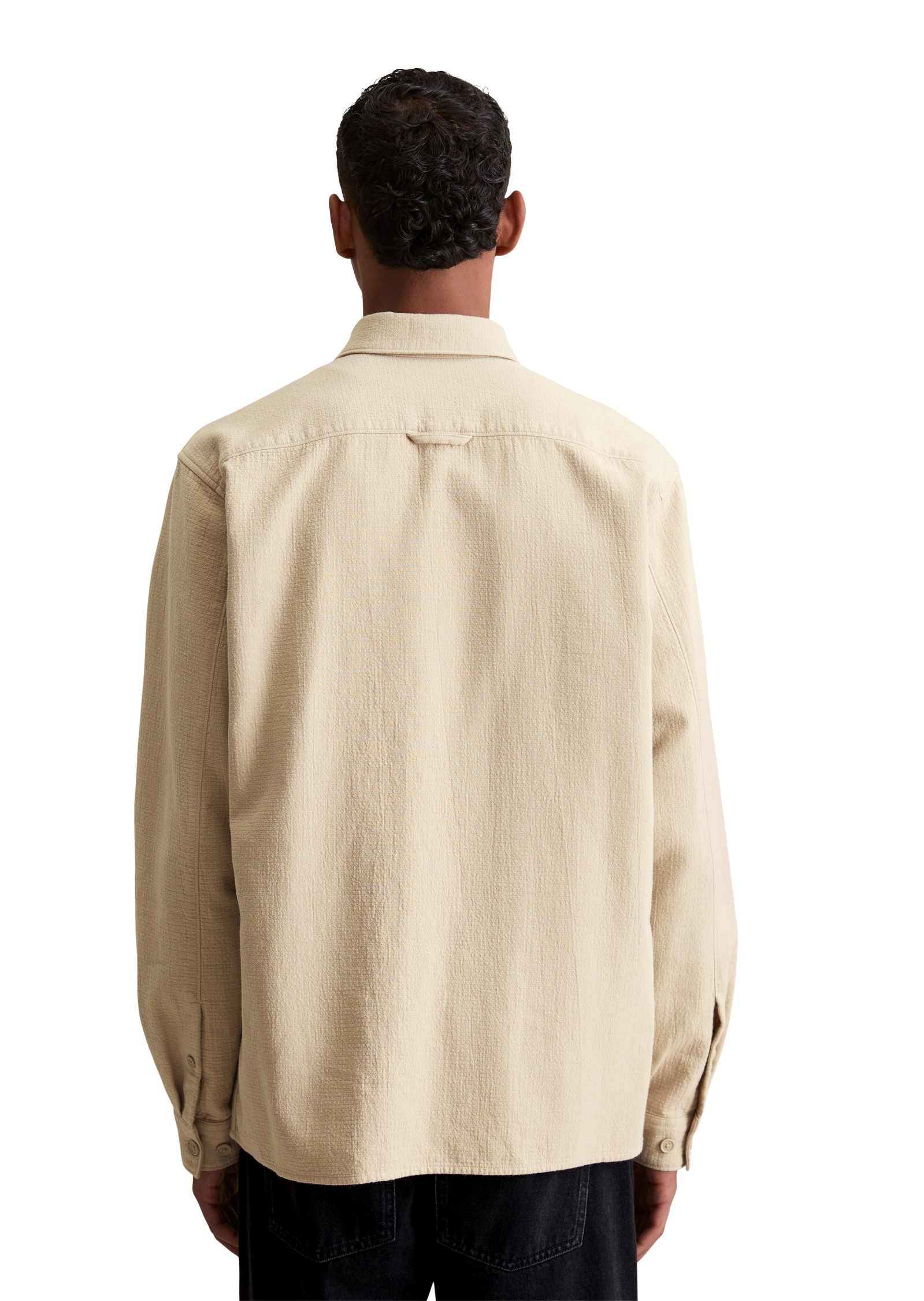 Marc O'Polo DENIM Langarmhemd »mit feiner Struktur«