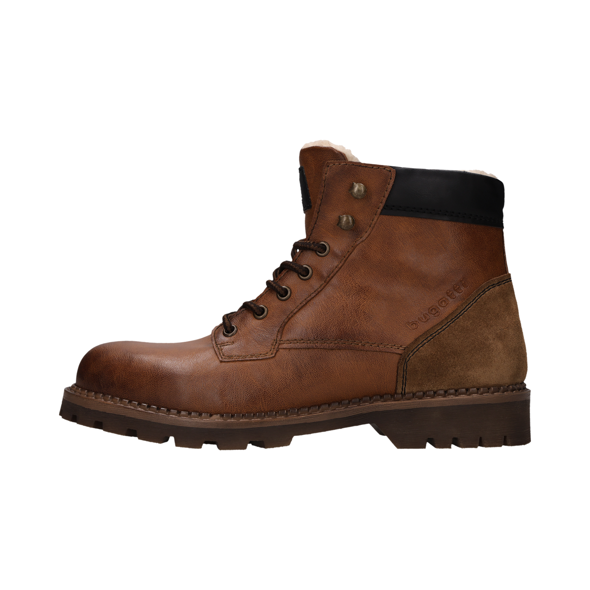 bugatti Schnürboots  Schnürstiefelette, Winterboots mit Warmfutter