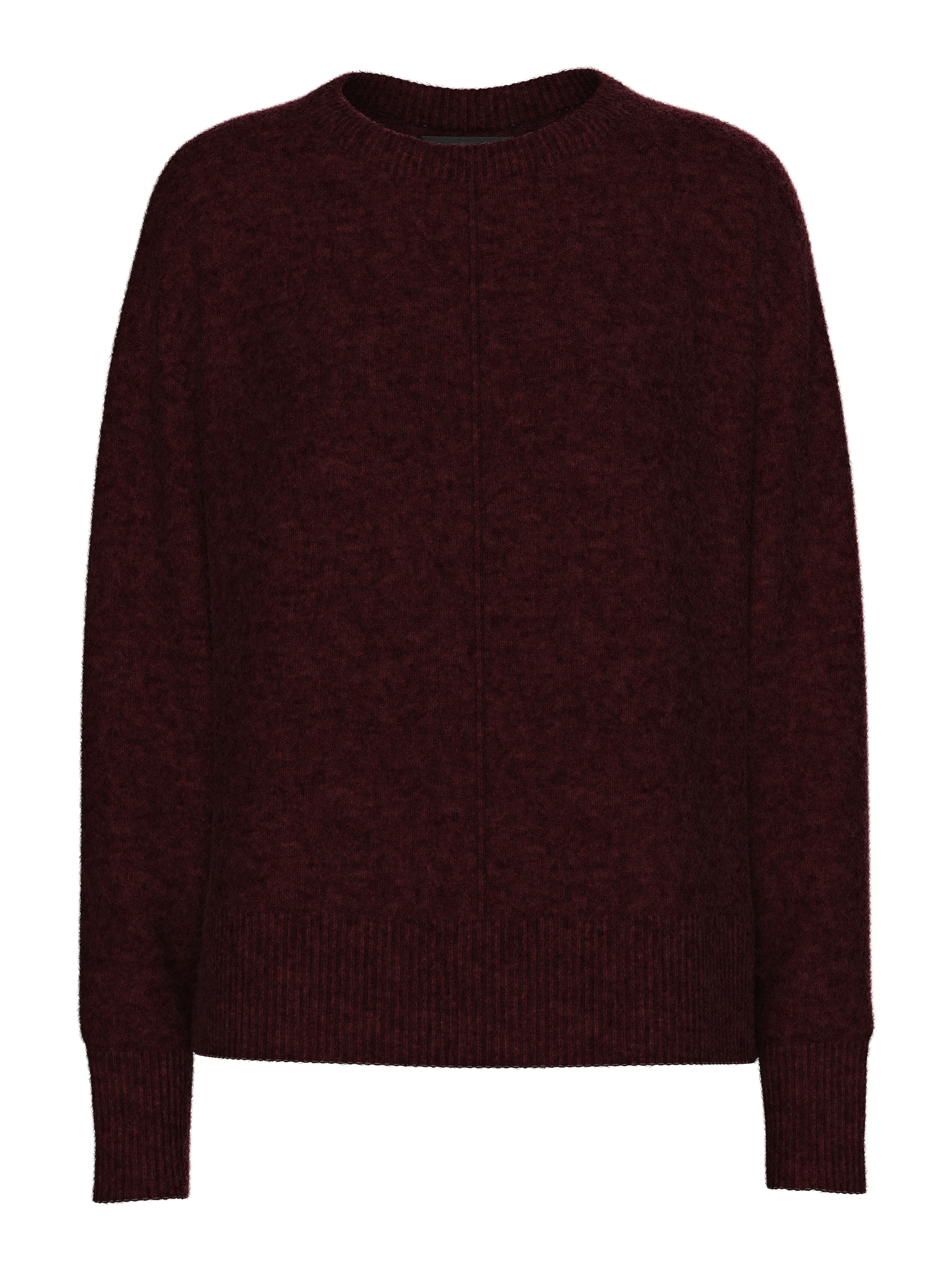 pieces Strickpullover »PCMALOU LS O-NECK CUTLINE KNIT NOOS BC«