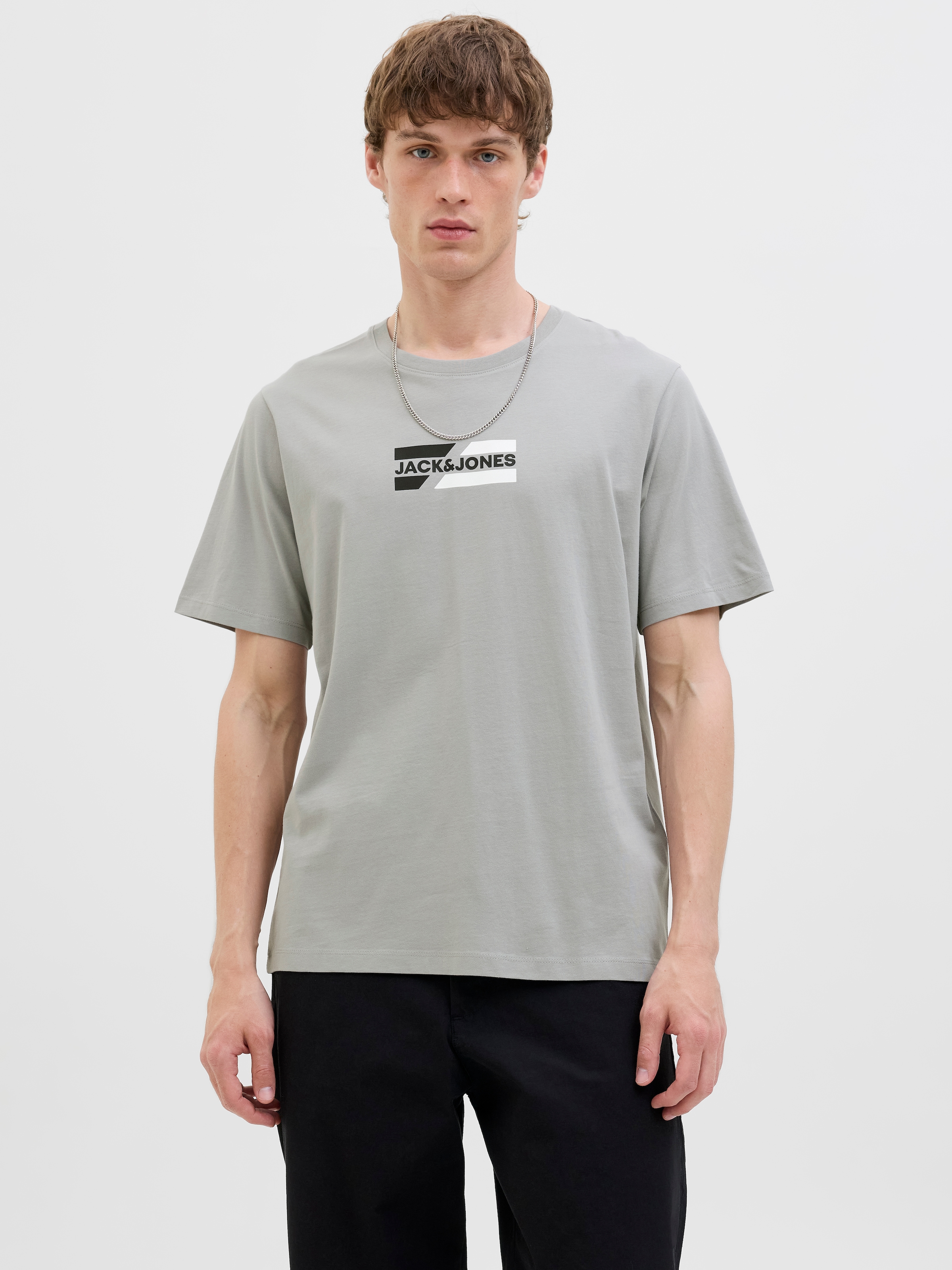 Jack & Jones Rundhalsshirt "JJECORP GRAPHIC TEE SS O-NECK NOOS", mit Logo P günstig online kaufen