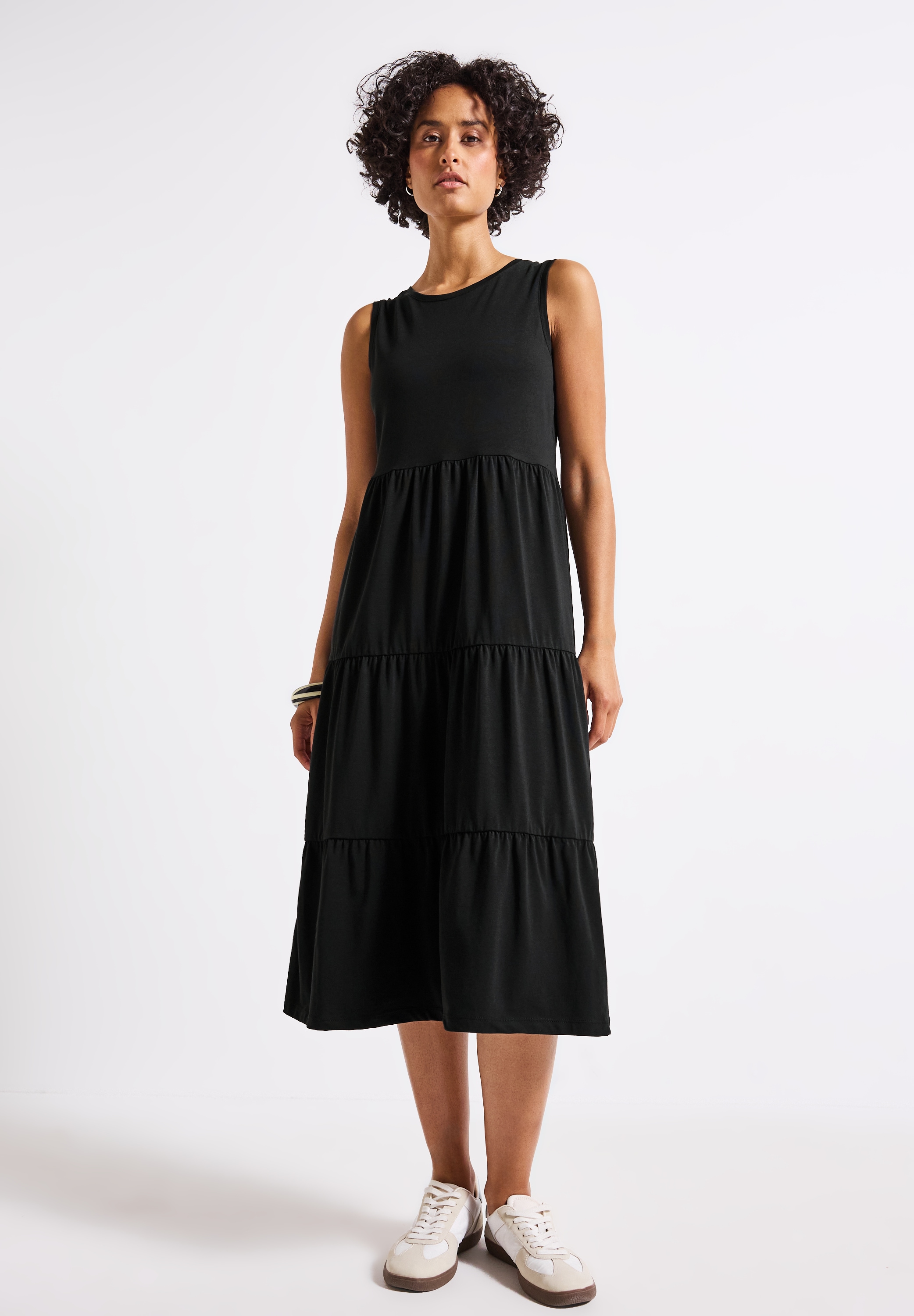 STREET ONE Jerseykleid, in Unifarbe günstig online kaufen