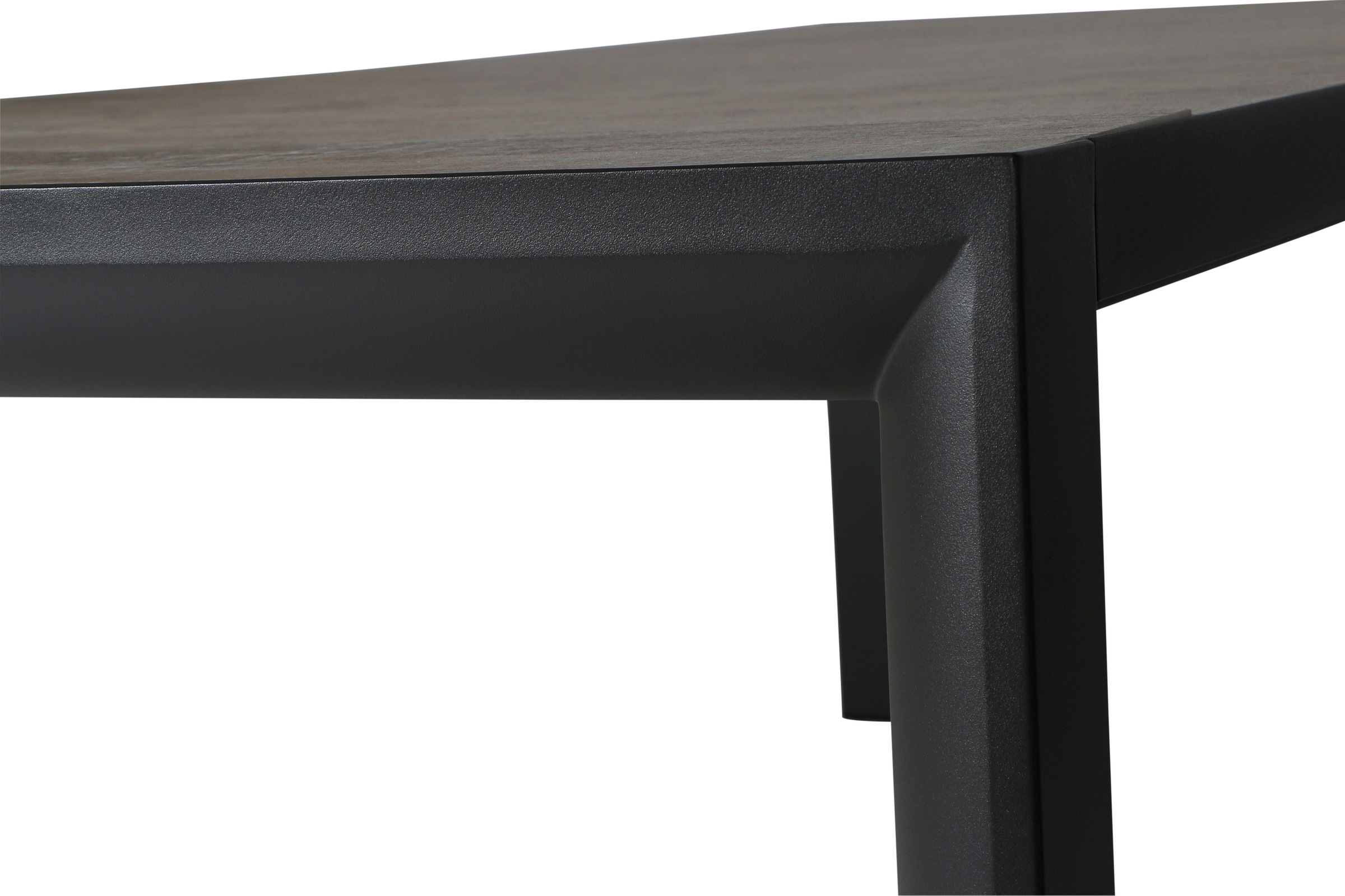 Siena Garden Gartentisch »SILVA Tisch 220x100cm matt anthrazit/washed grey« Aluminiumgestell matt anthrazit, Tischplatte aus Keramik, washed grey