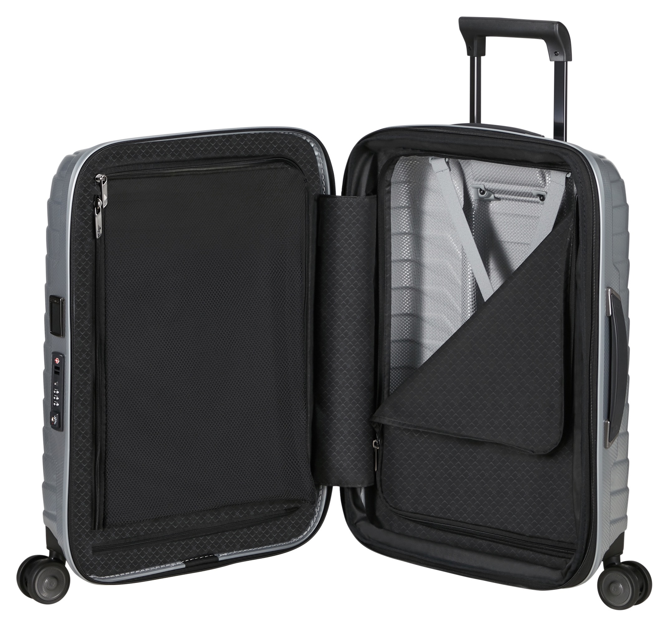 Samsonite Hartschalen-Trolley »PROXIS, verschiedene Farben« 40 l 4 Rollen Handgepäck Reisegepäck Volumenerweiterung