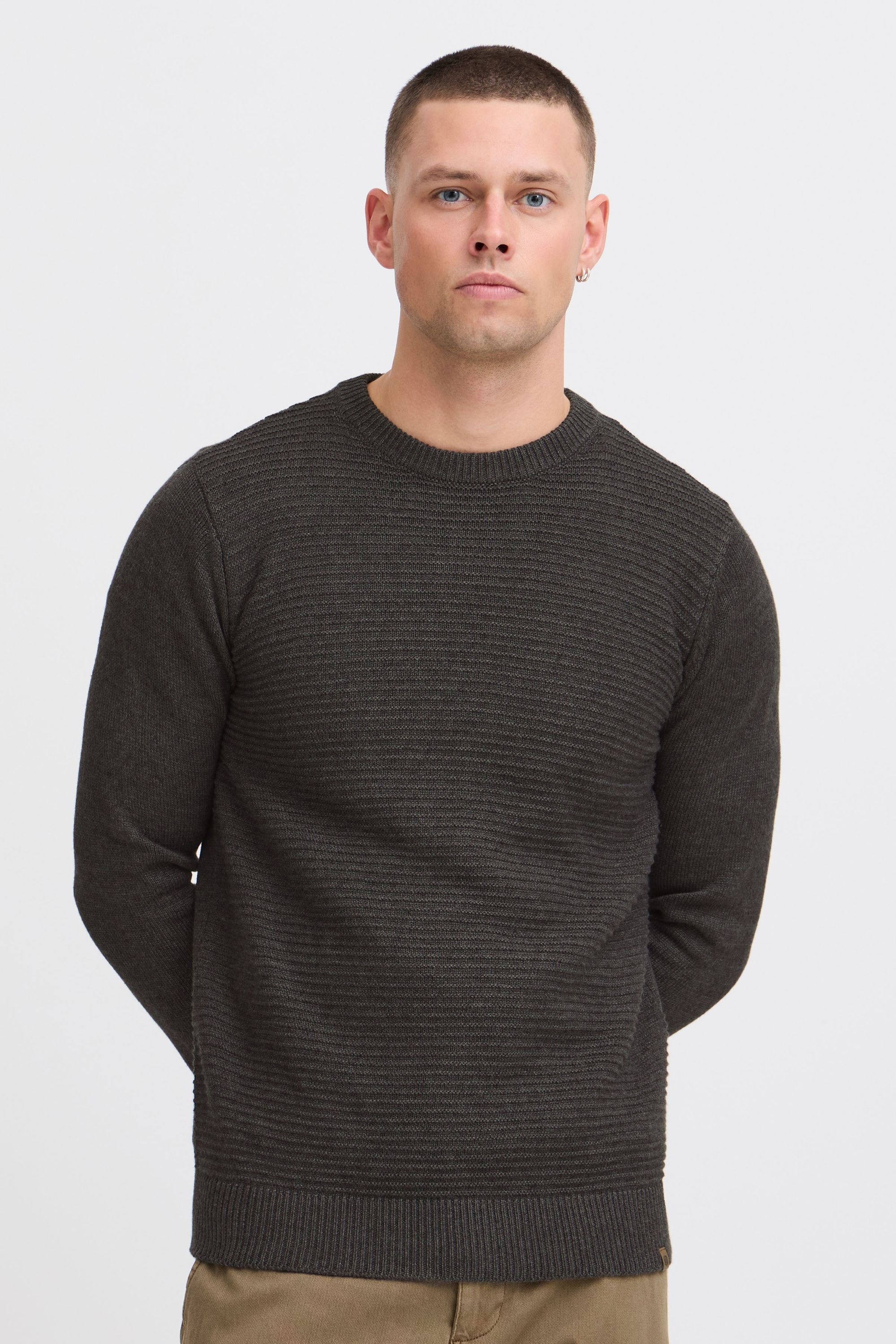 INDICODE IDRicardo Strickpullover Charcoal XXL 2