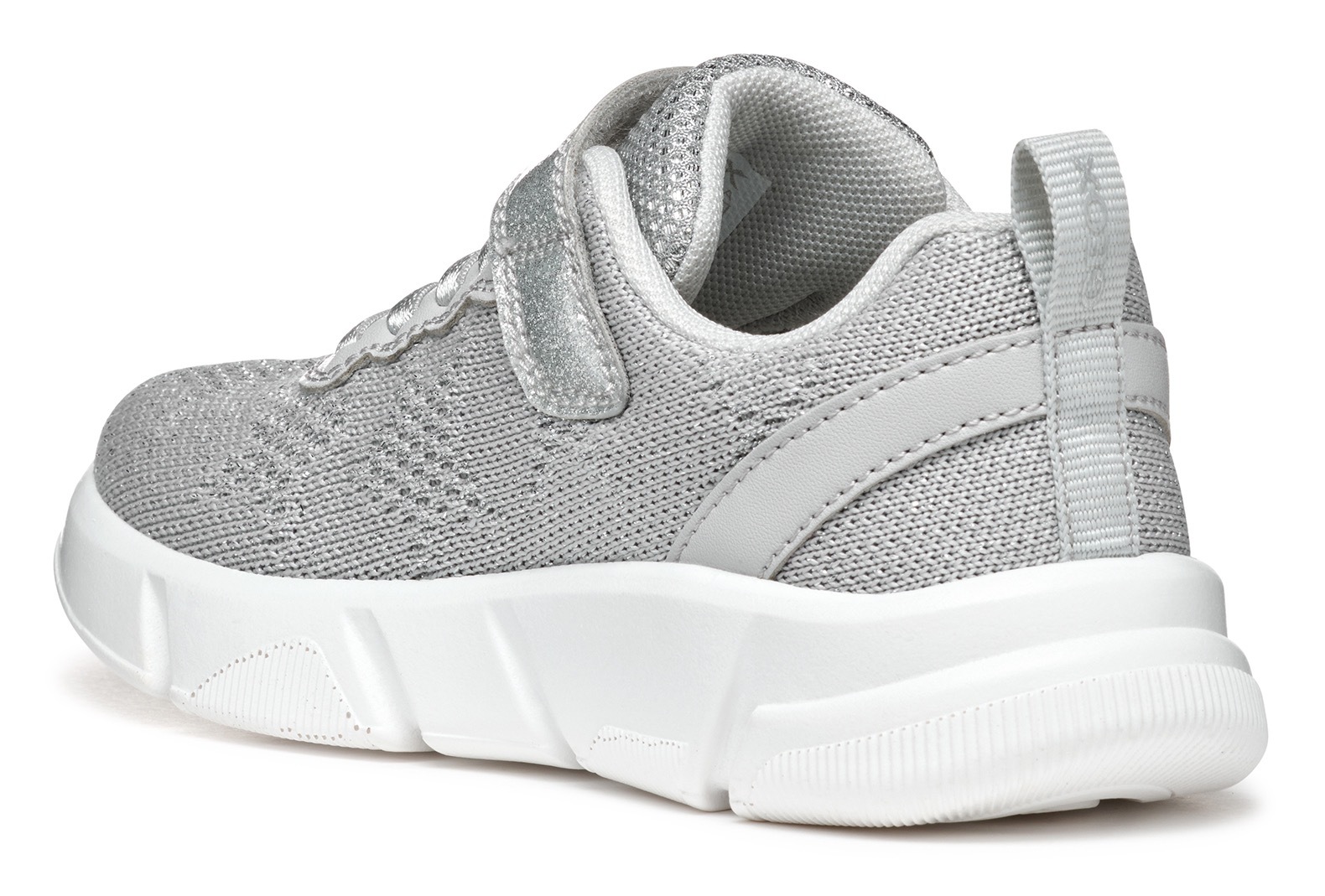 Geox Sneaker "J ARIL GIRL", Knitwear Sneaker, Klettschuh mit glitzerndem Kl günstig online kaufen