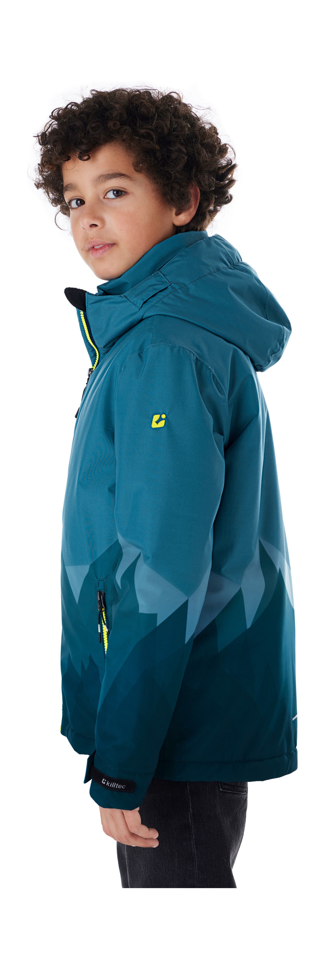 Killtec Skijacke »KSW 383 BYS SKI JCKT«, Wasser- und winddichte Skijacke mit verstellbarer Kapuze