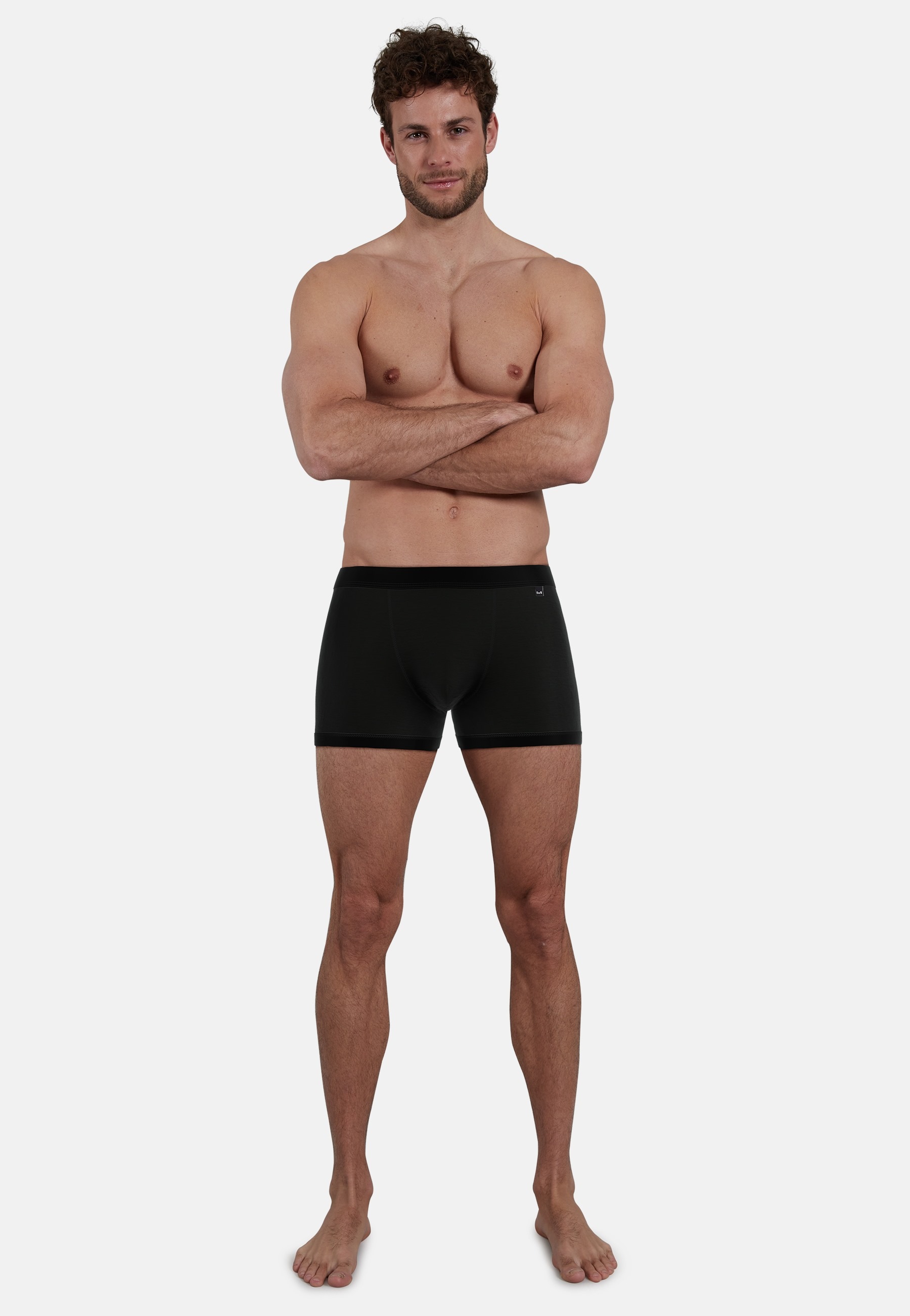 Thumbnail - GÖTZBURG Boxershorts "X-lastic" 2er-Pack, basic, elastischer Bund, eng, weich, elastisch, Baumwollmix
