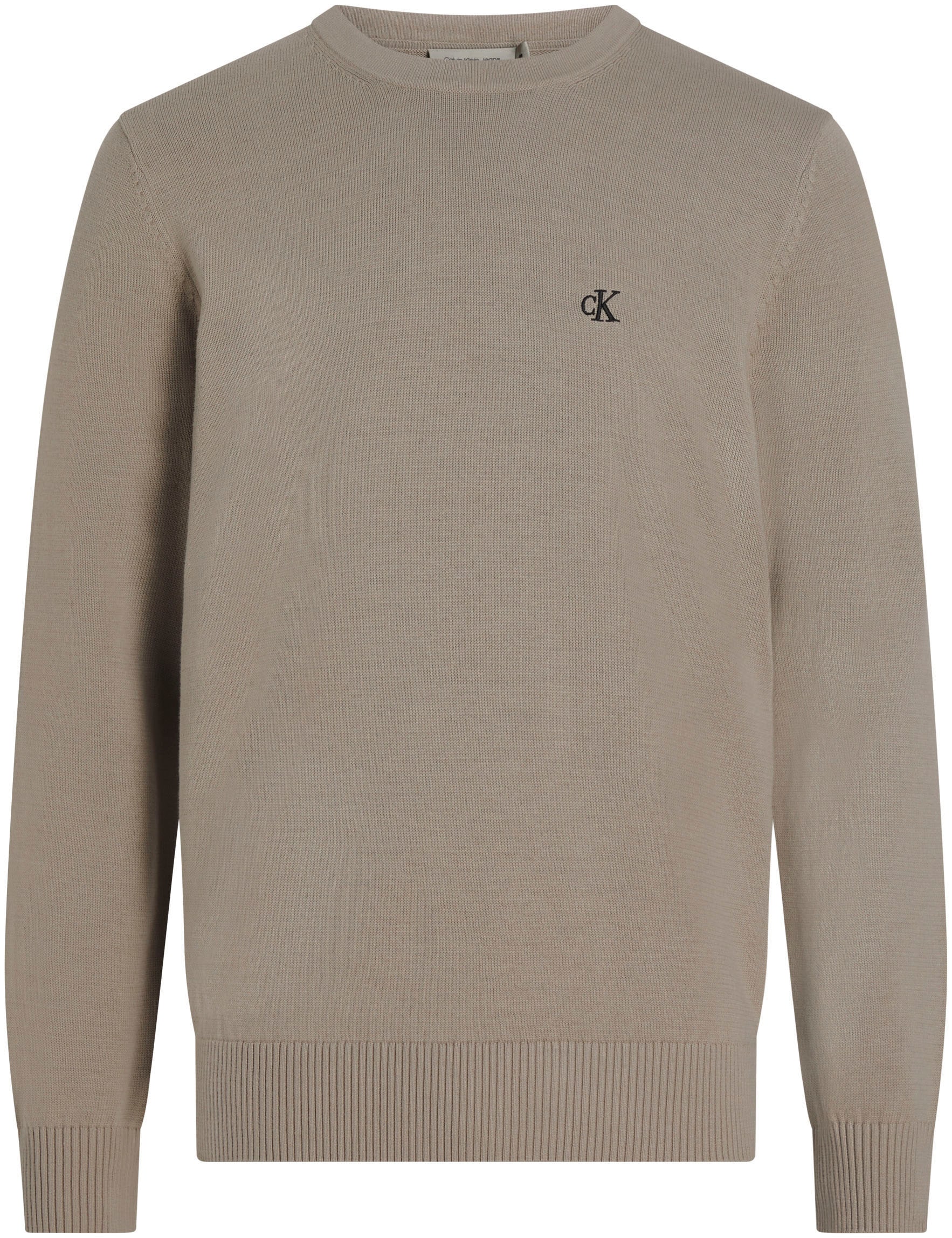 Calvin Klein Jeans Rundhalspullover »MODERN CREW NECK SWEATER«, Logodruck, Rundhals