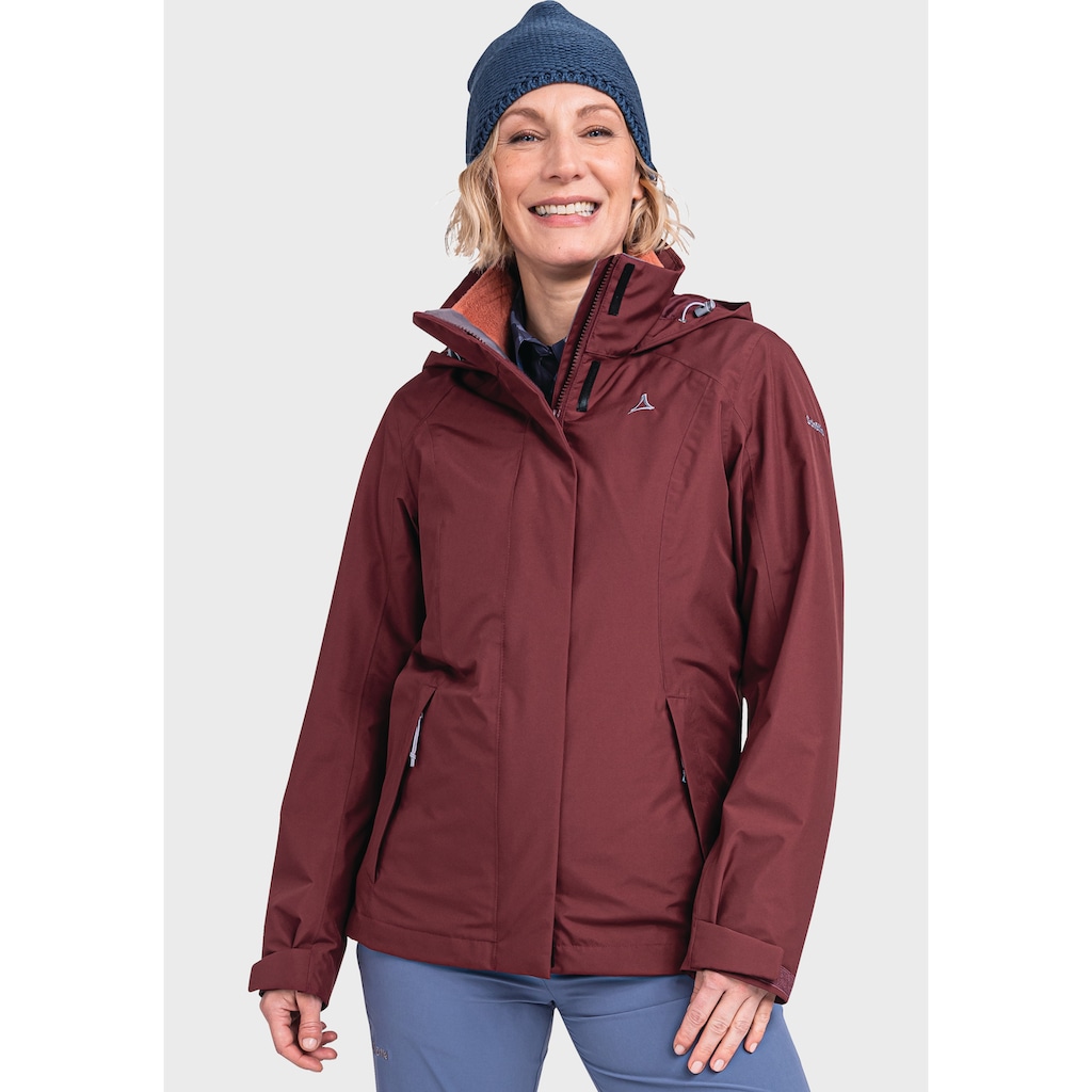 Schöffel Doppeljacke »3in1 Jacket Partinello L«, mit Kapuze