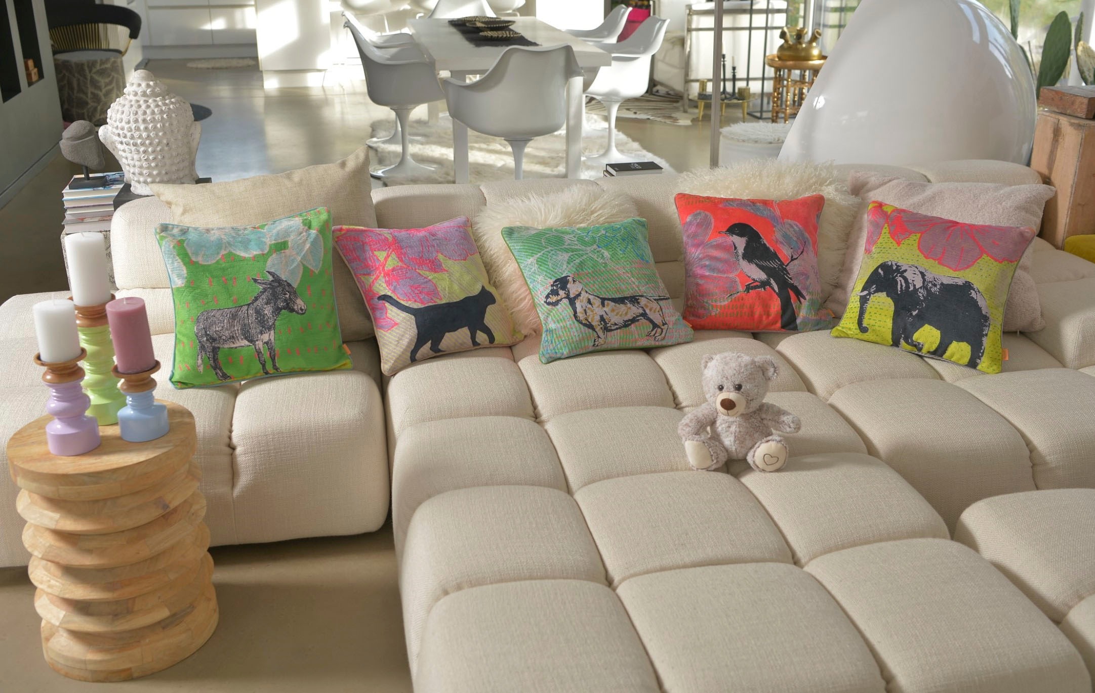 H.O.C.K. Dekokissen »Lieblingstiere Esel«