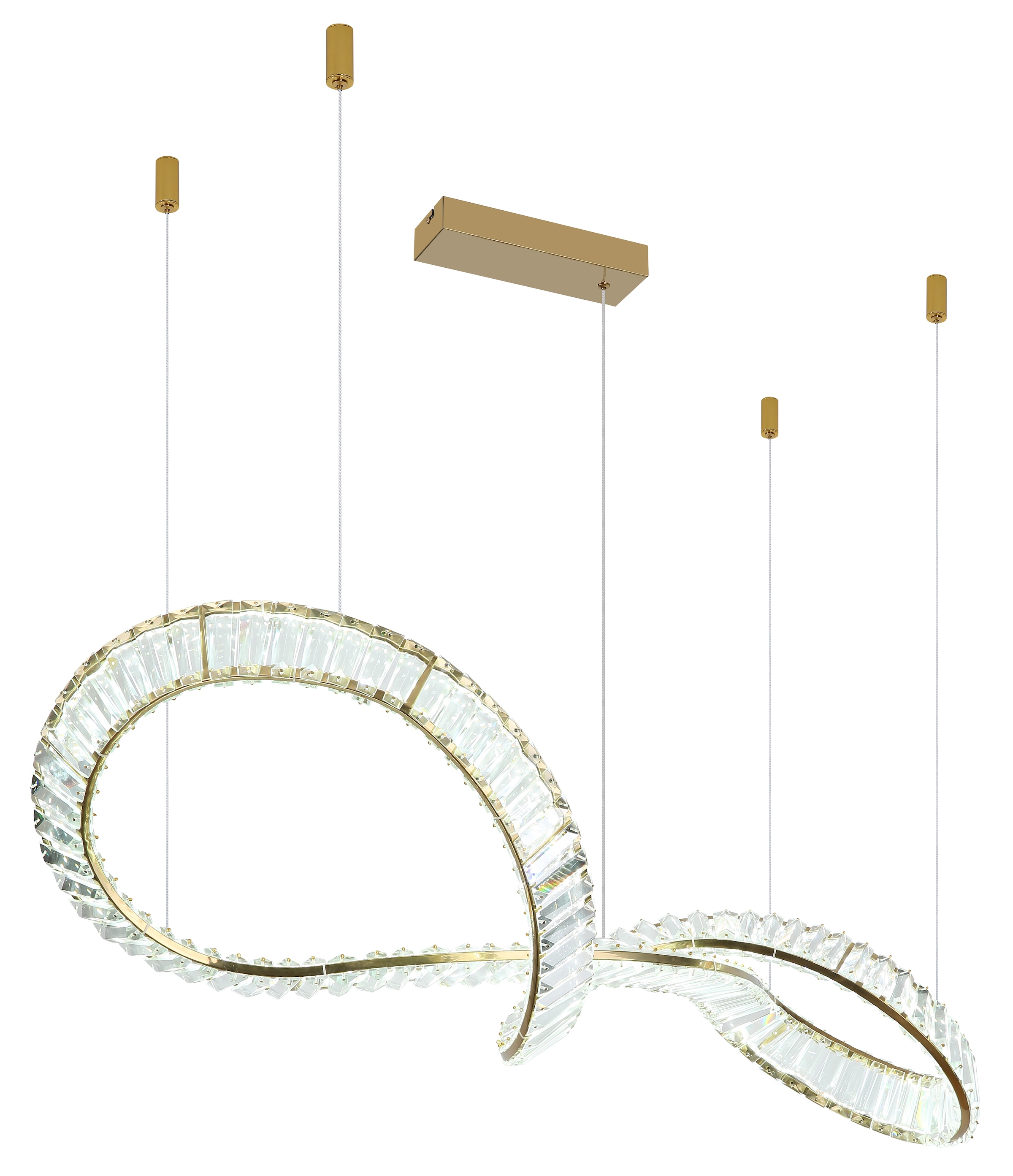 GLOBO LIGHTING Hängeleuchte »NEIL« LED-Modul 1 Stk. warmweiß - kaltweiß Hängelampe Esszimmer-Leuchte Esstischleuchte Wohnzimmer